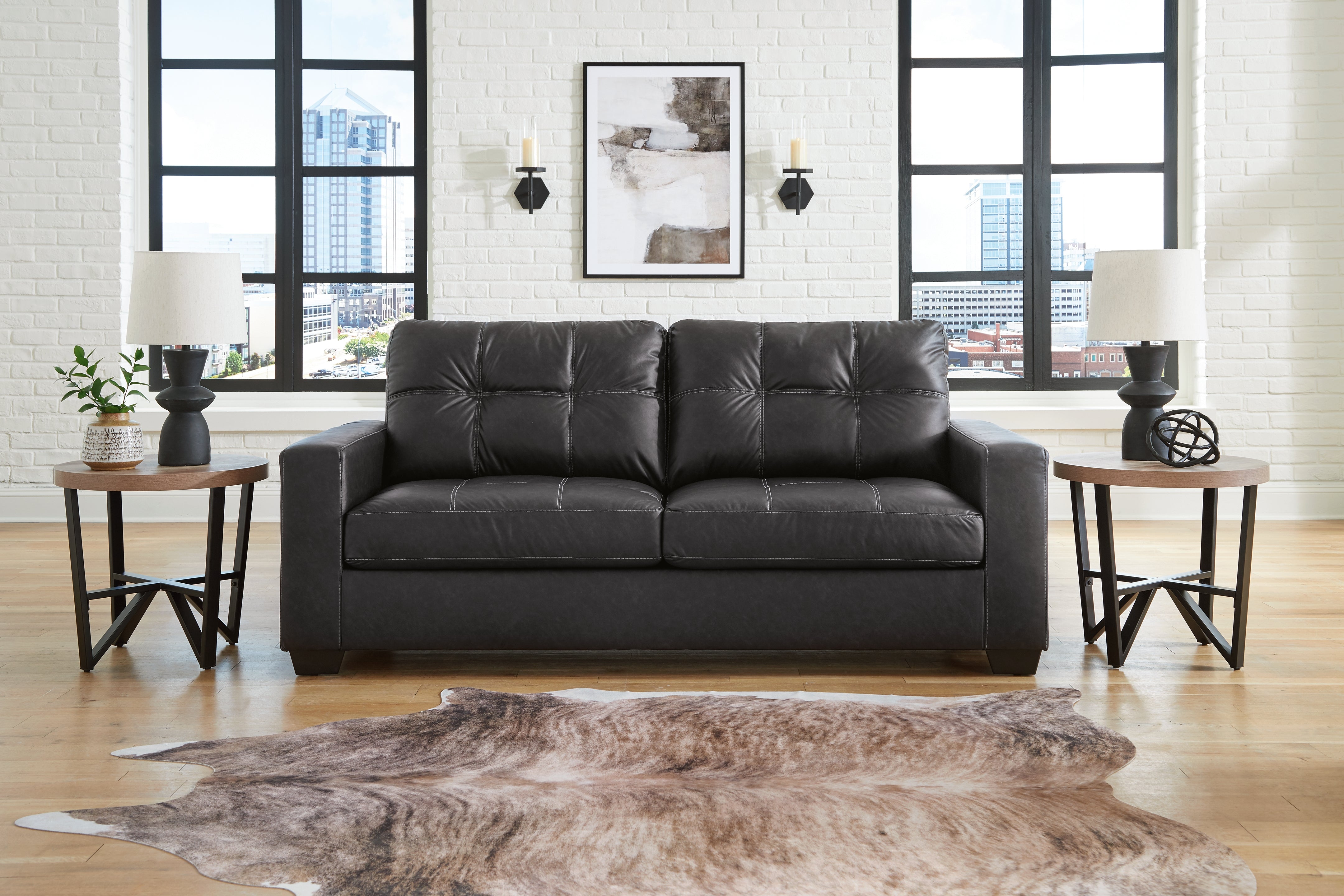 Floridian Furniture - Ashley Furniture - Barlin Mills Living Room - Sofa / Carbon - 1700438