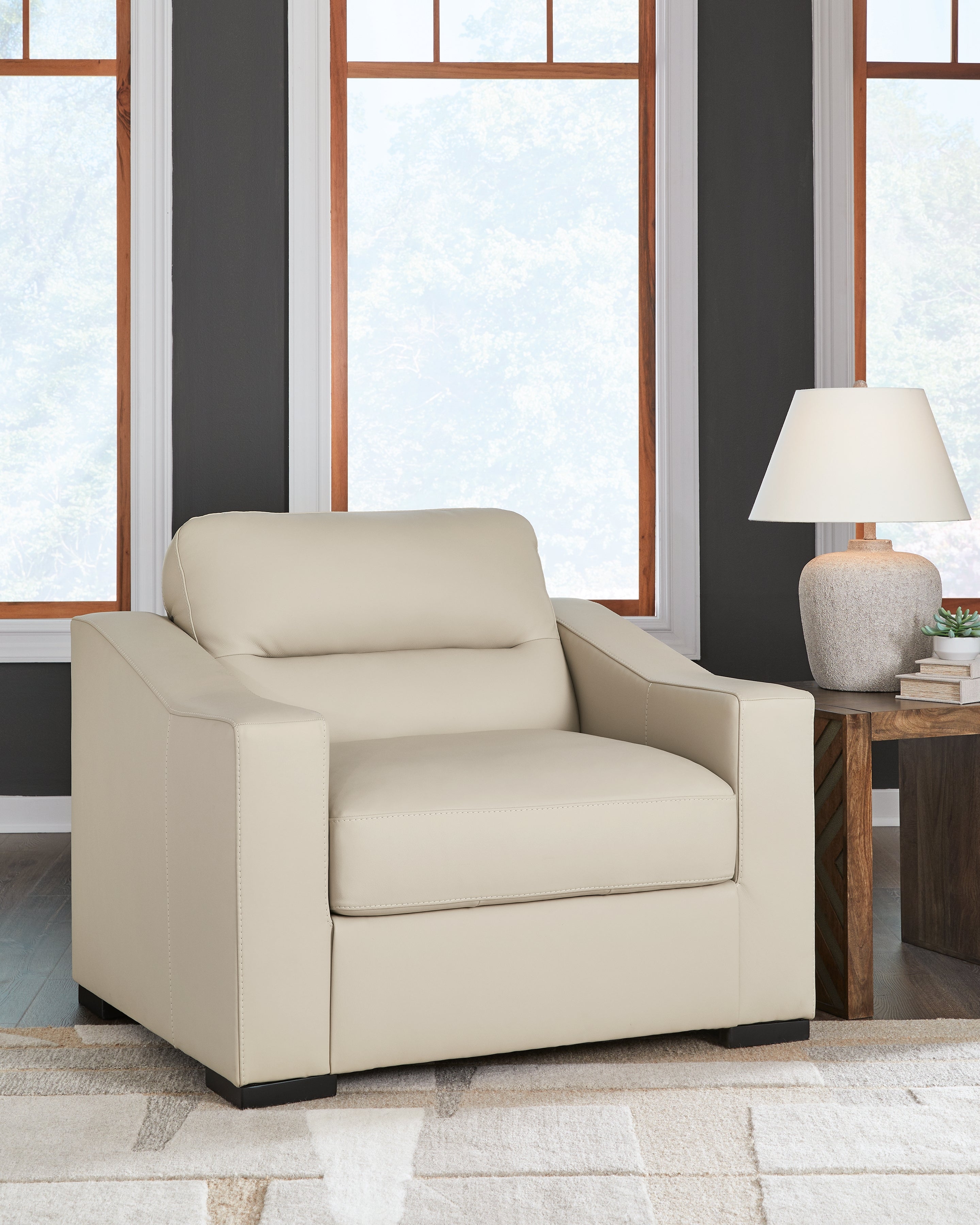 Floridian Furniture - Ashley Furniture - Treasure Trove Living Room - Chair and a Half / Almond - 1930423