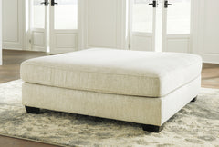 Floridian Furniture - Ashley Furniture - Rawcliffe Living Room - Oversized Accent Ottoman / Parchment - 1960408