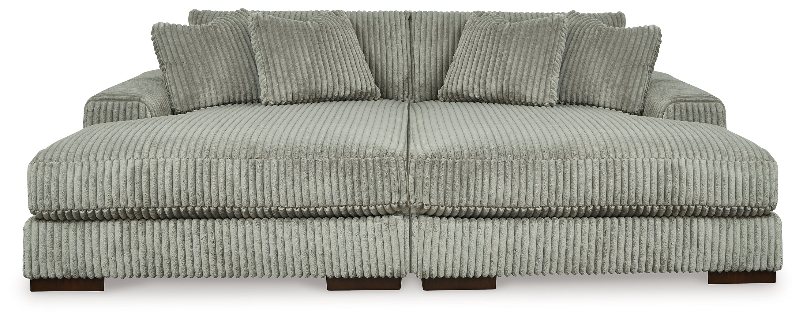 Floridian Furniture - Ashley Furniture - Lindyn Sectional - RAF Super Chaise / Fog - 21105S11