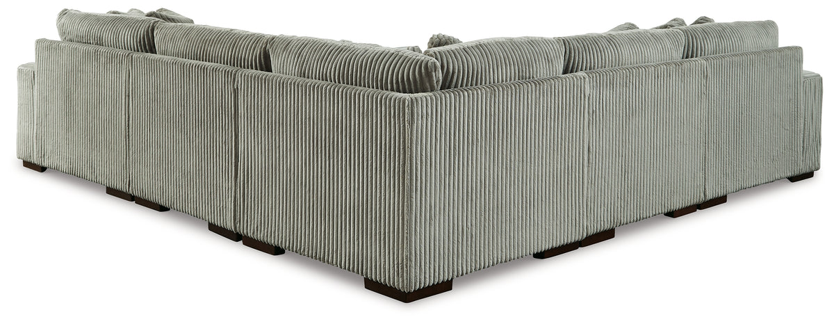 Floridian Furniture - Ashley Furniture - Lindyn Sectional - RAF 6-Piece Sectional / Ivory - 21104S20