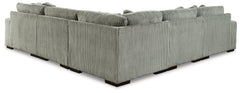 Floridian Furniture - Ashley Furniture - Lindyn Sectional - RAF 6-Piece Sectional / Ivory - 21104S20