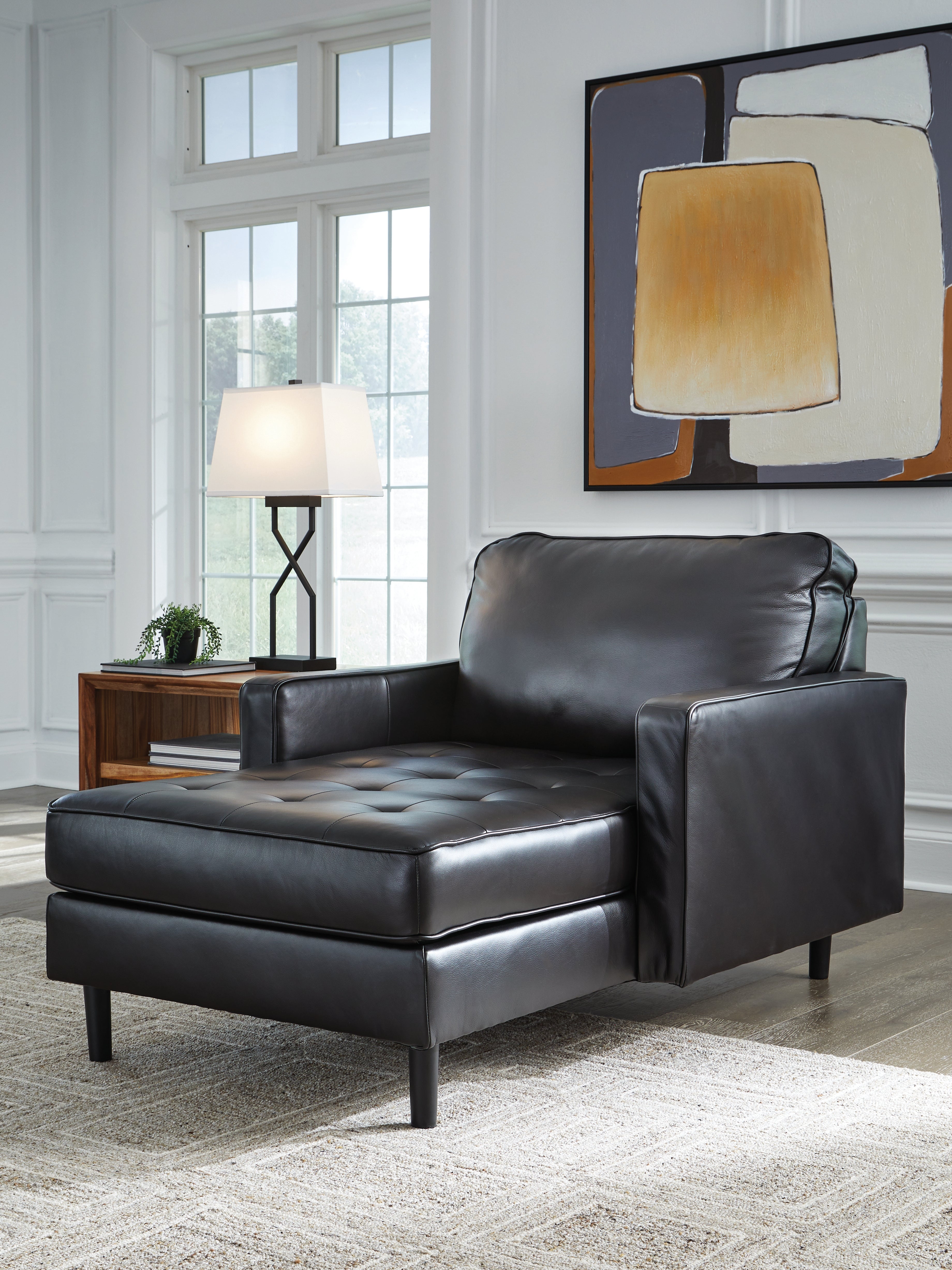 Floridian Furniture - Ashley Furniture - Bryceview Living Room - Chaise / Onyx - 2120515