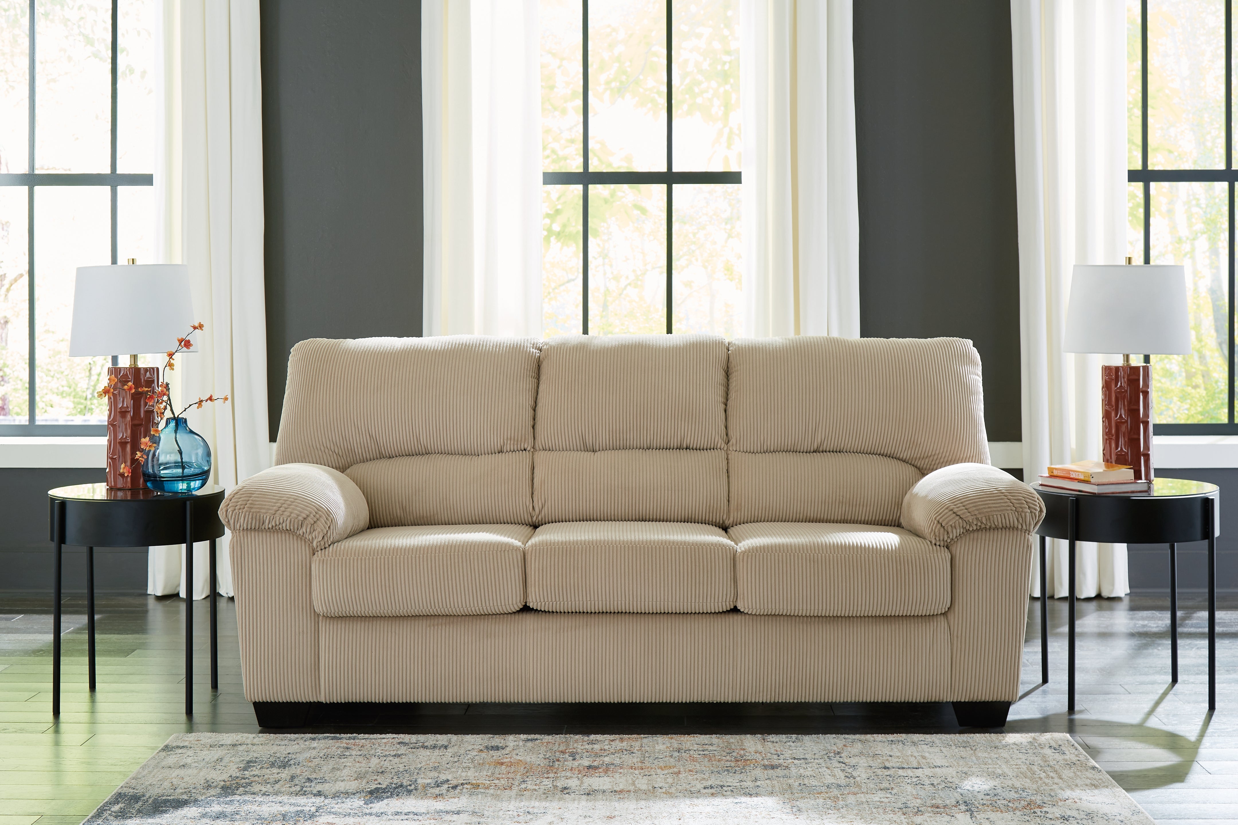 Floridian Furniture - Ashley Furniture - SimpleJoy Living Room - Sofa / Sand - 2420338