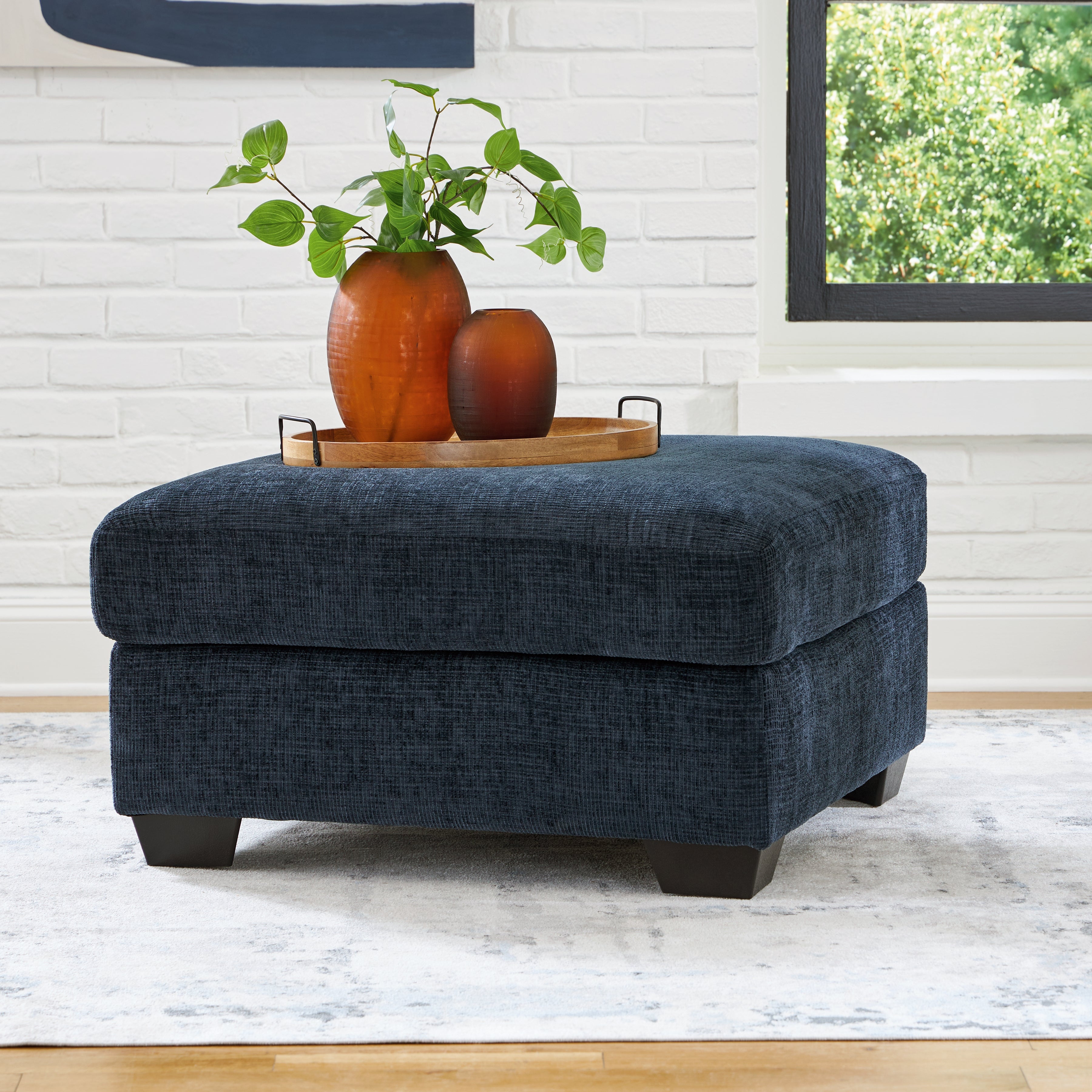 Floridian Furniture - Ashley Furniture - Aviemore Living Room - Oversized Accent Ottoman / Ink - 2430308