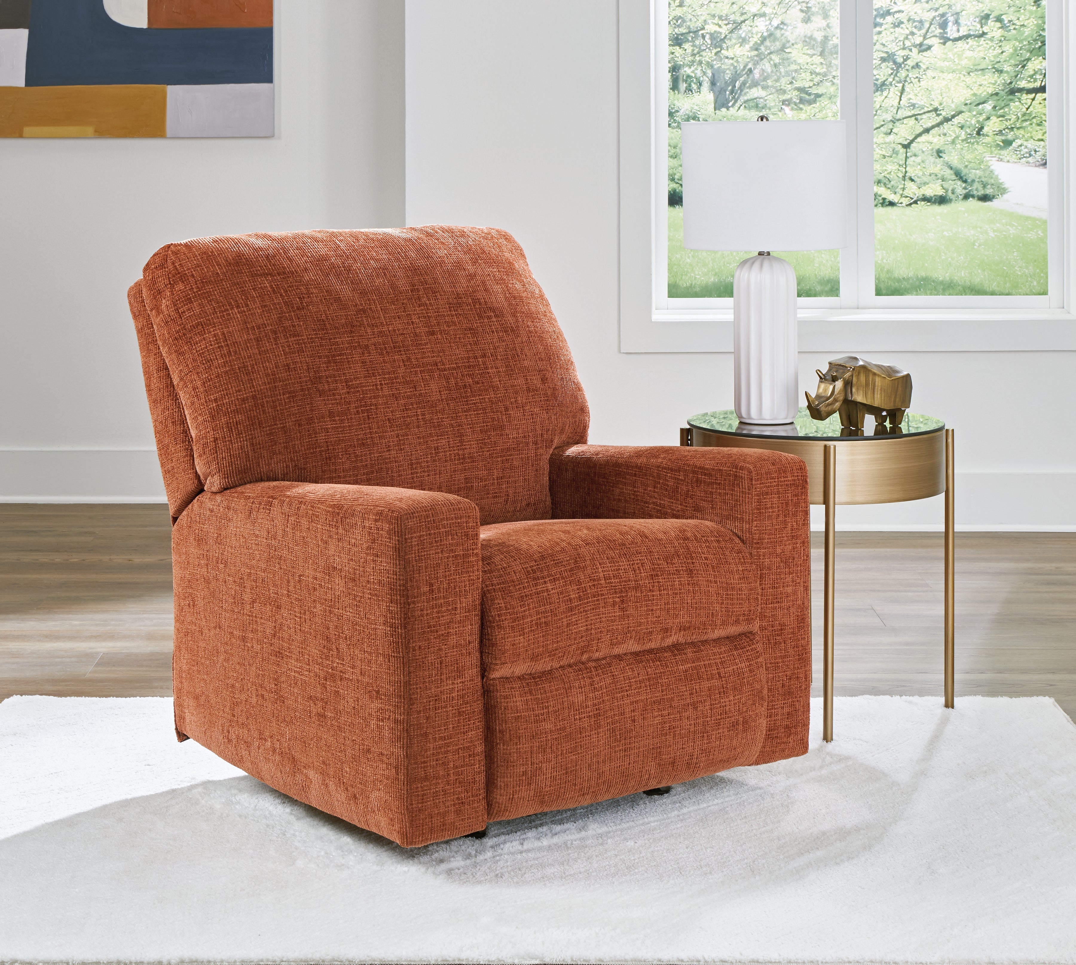 Floridian Furniture - Ashley Furniture - Aviemore Living Room - Rocker Recliner / Spice - 2430425