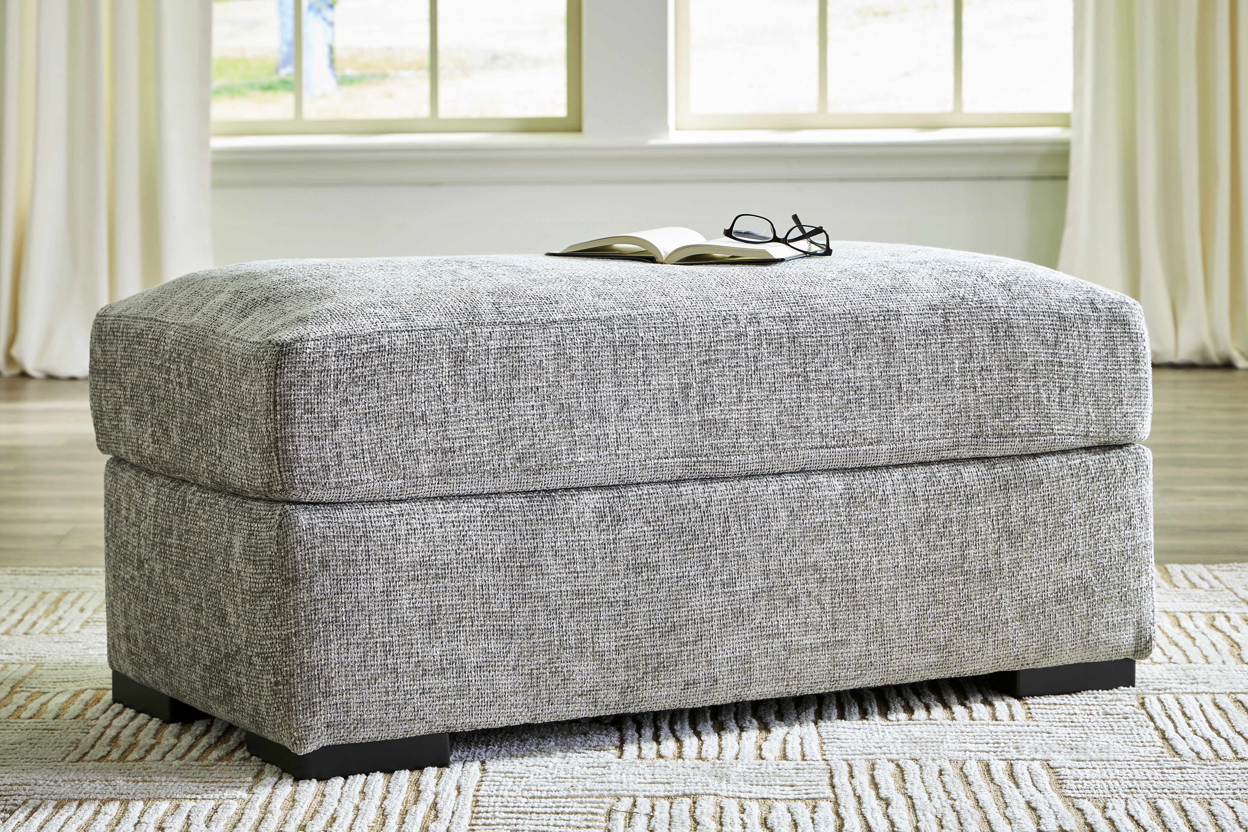 Floridian Furniture - Ashley Furniture - Dunmor Living Room - Chair and a Half / Graphite - 2490423