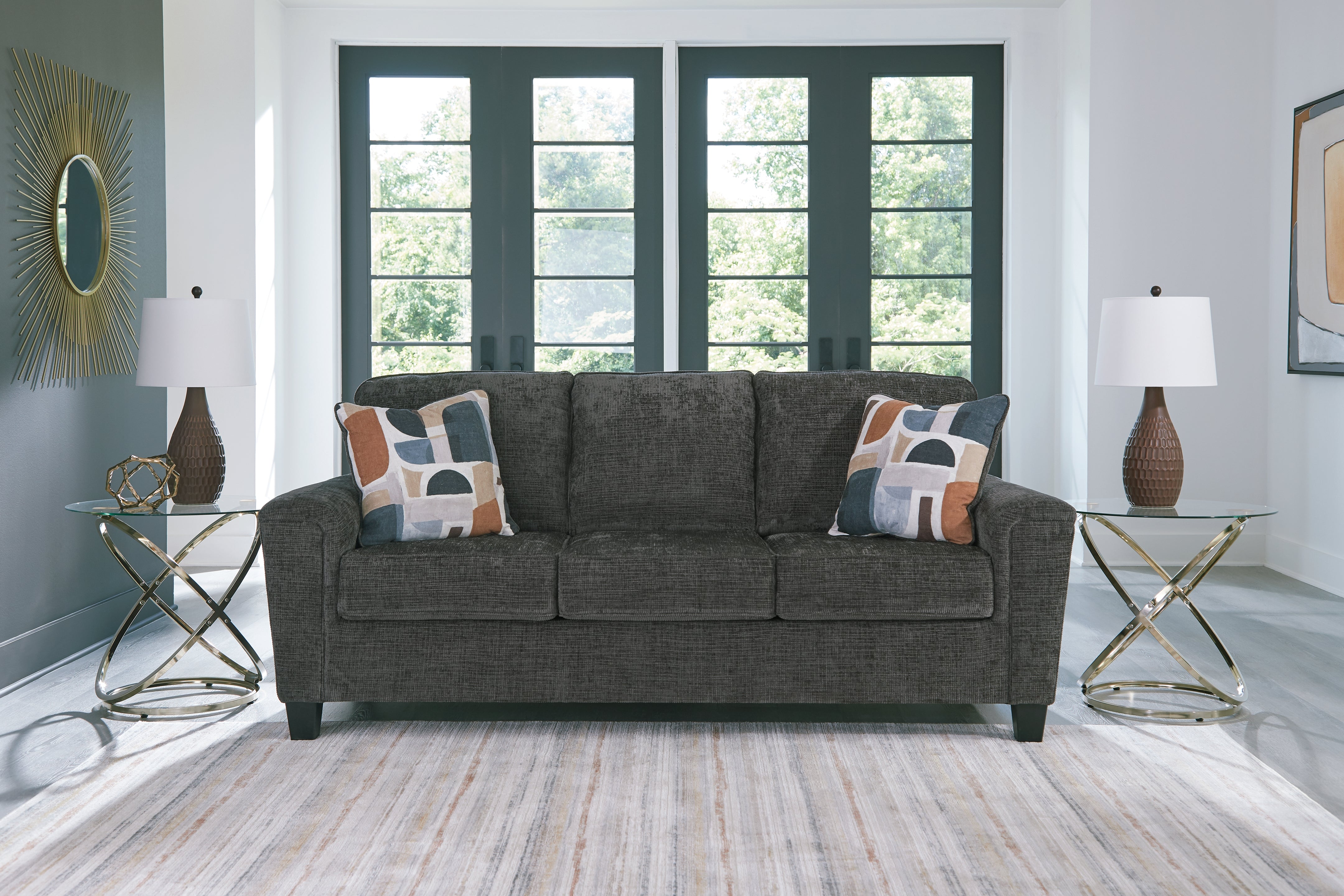 Floridian Furniture - Ashley Furniture - Erinslane Living Room - Sofa / Dusk - 2520638