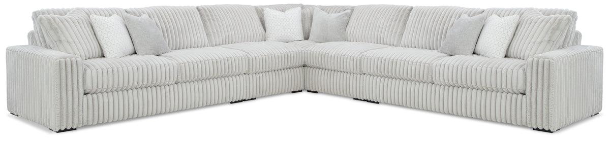 Floridian Furniture - Ashley Furniture - Stupendous Sectional - LAF 5-Piece Sectional with Chaise / Alloy - 25903S9