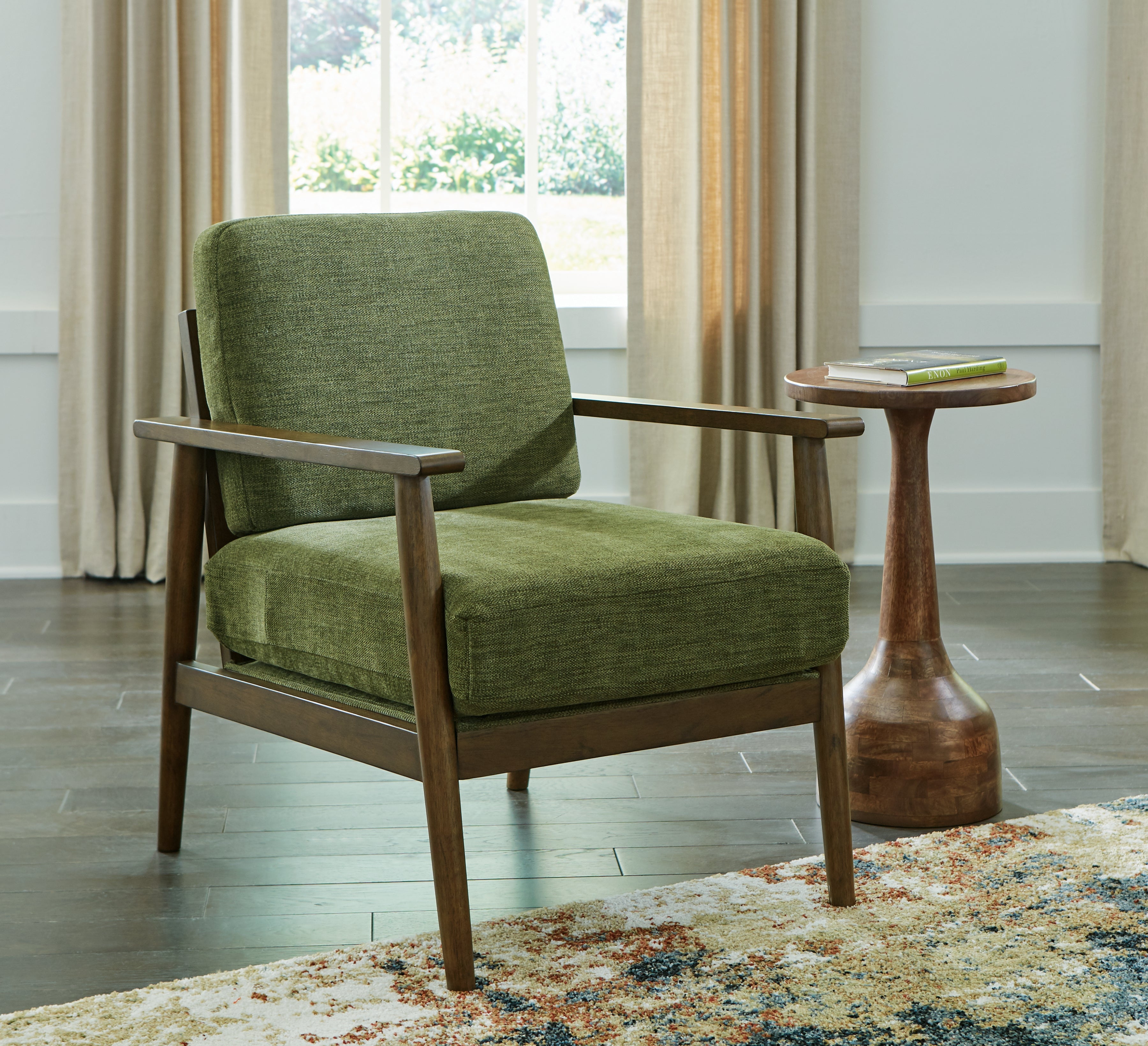 Floridian Furniture - Ashley Furniture - Bixler Living Room - Showood Accent Chair / Olive - 2610760
