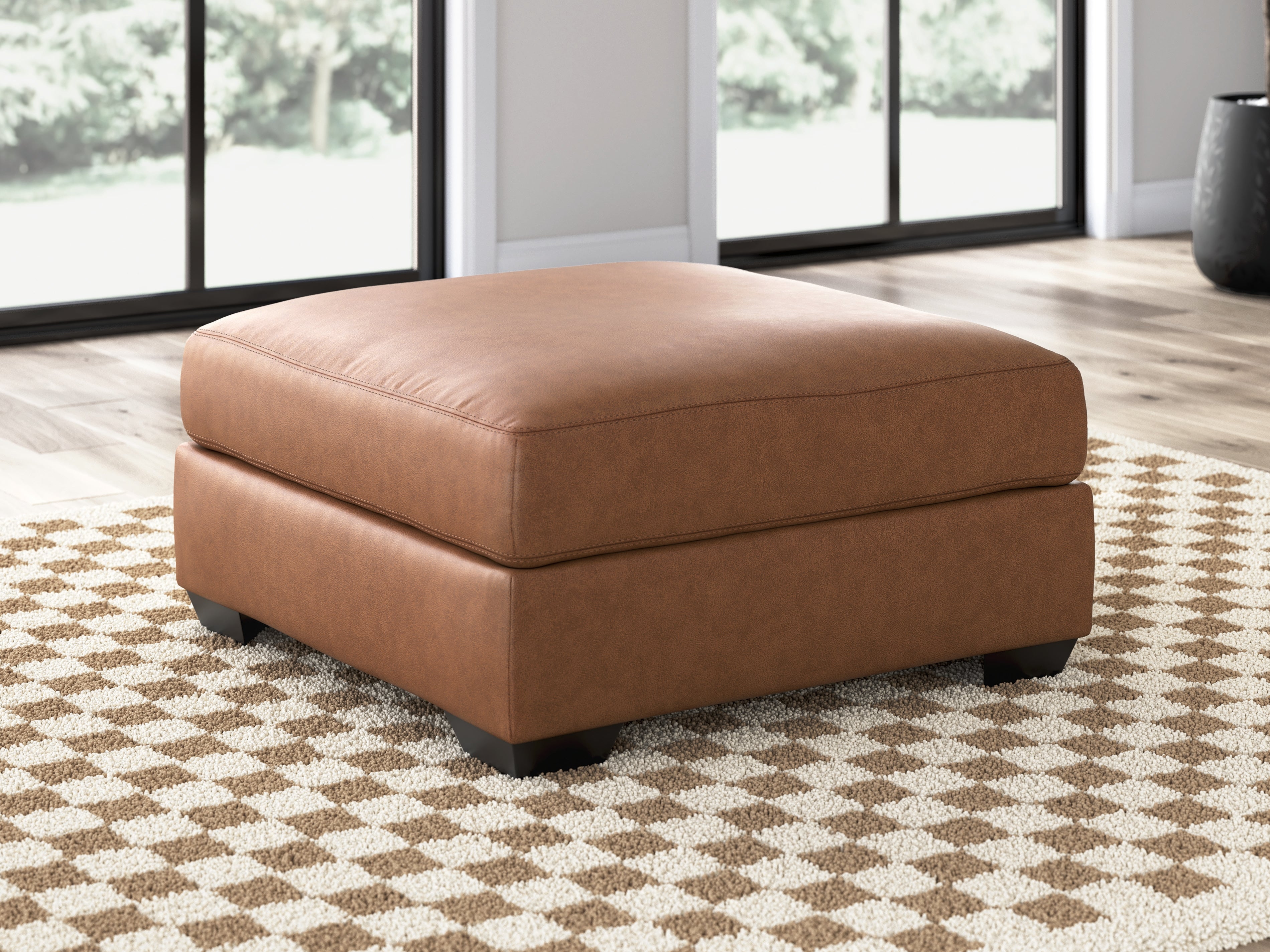 Floridian Furniture - Ashley Furniture - WillowBend Living Room - Oversized Accent Ottoman / Caramel - PC2770408