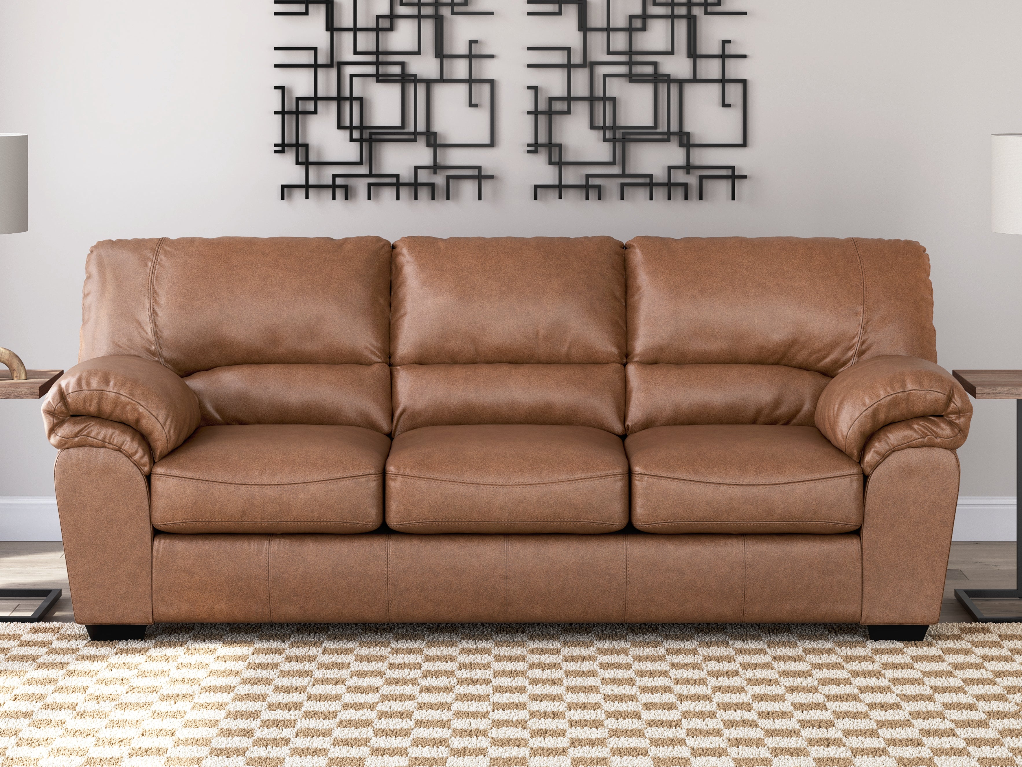 Floridian Furniture - Ashley Furniture - WillowBend Living Room - Sofa / Caramel - PC2770438