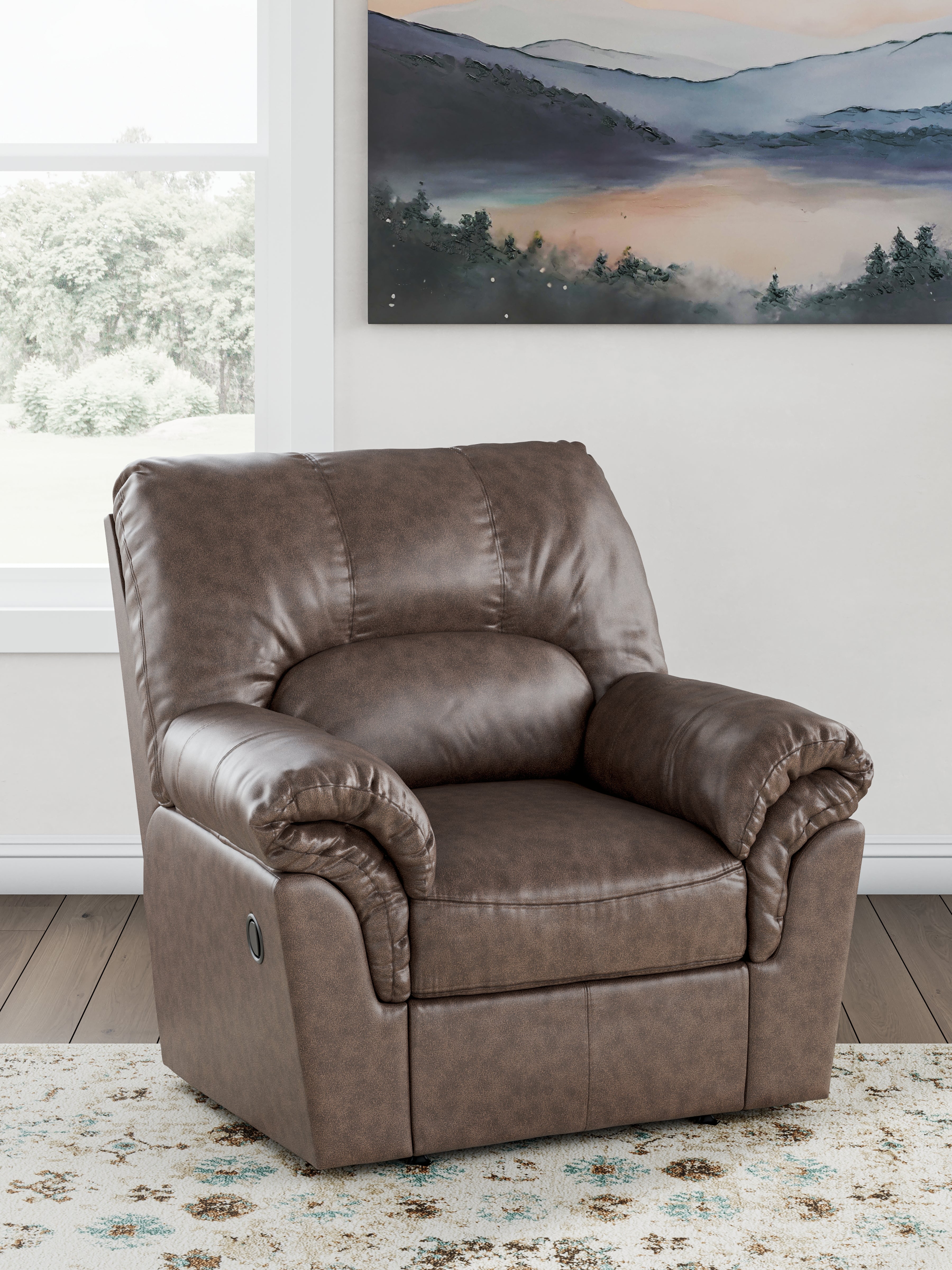 Floridian Furniture - Ashley Furniture - WillowBend Living Room - Rocker Recliner / Umber - PC2770525