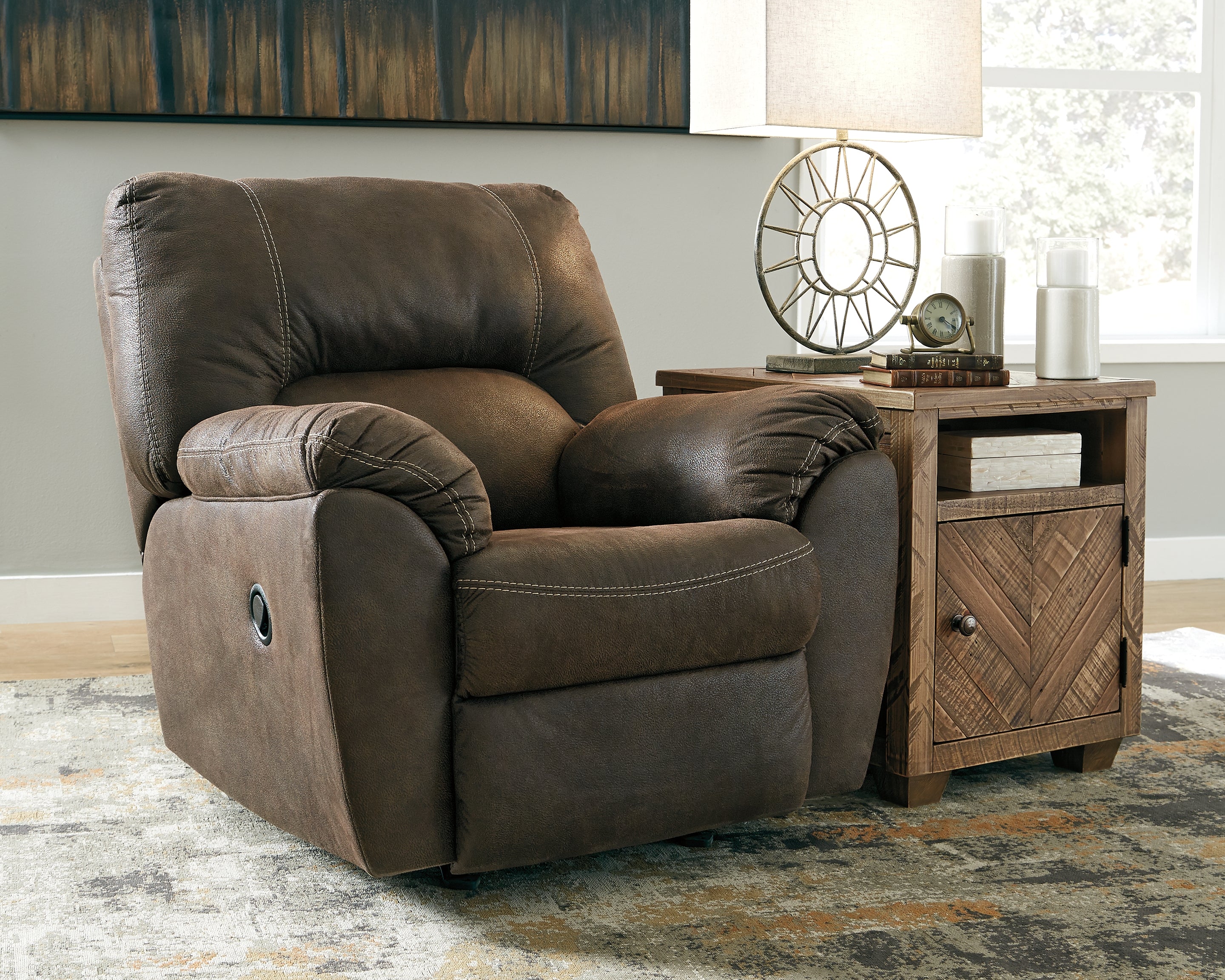 Floridian Furniture - Ashley Furniture - Tambo Living Room - Rocker Recliner / Canyon - 2780225