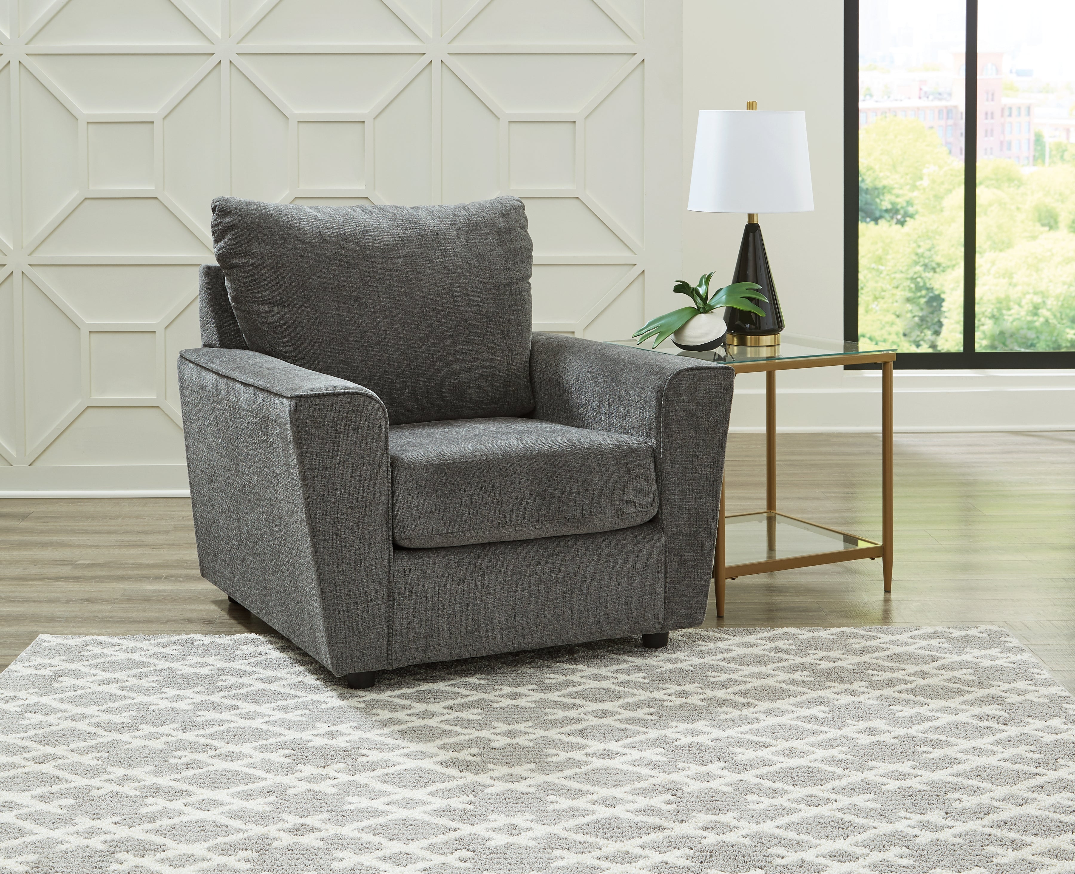 Floridian Furniture - Ashley Furniture - Stairatt Living Room - Chair / Gravel - 2850220