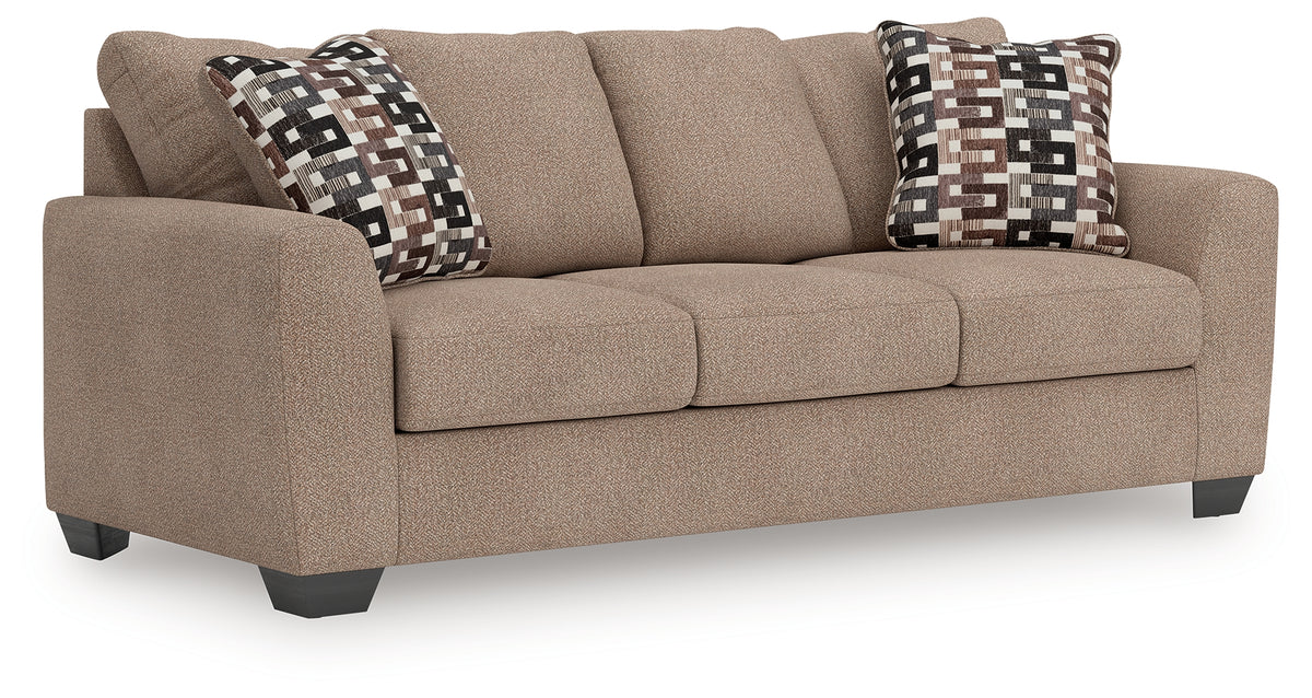 Floridian Furniture - Ashley Furniture - Triston-Peaks Living Room - Queen Sofa Sleeper / Suede - 3020439