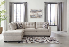 Floridian Furniture - Ashley Furniture - Mahoney Sectional - 2-Piece Sleeper Sectional with Chaise / Chocolate - 31005S4