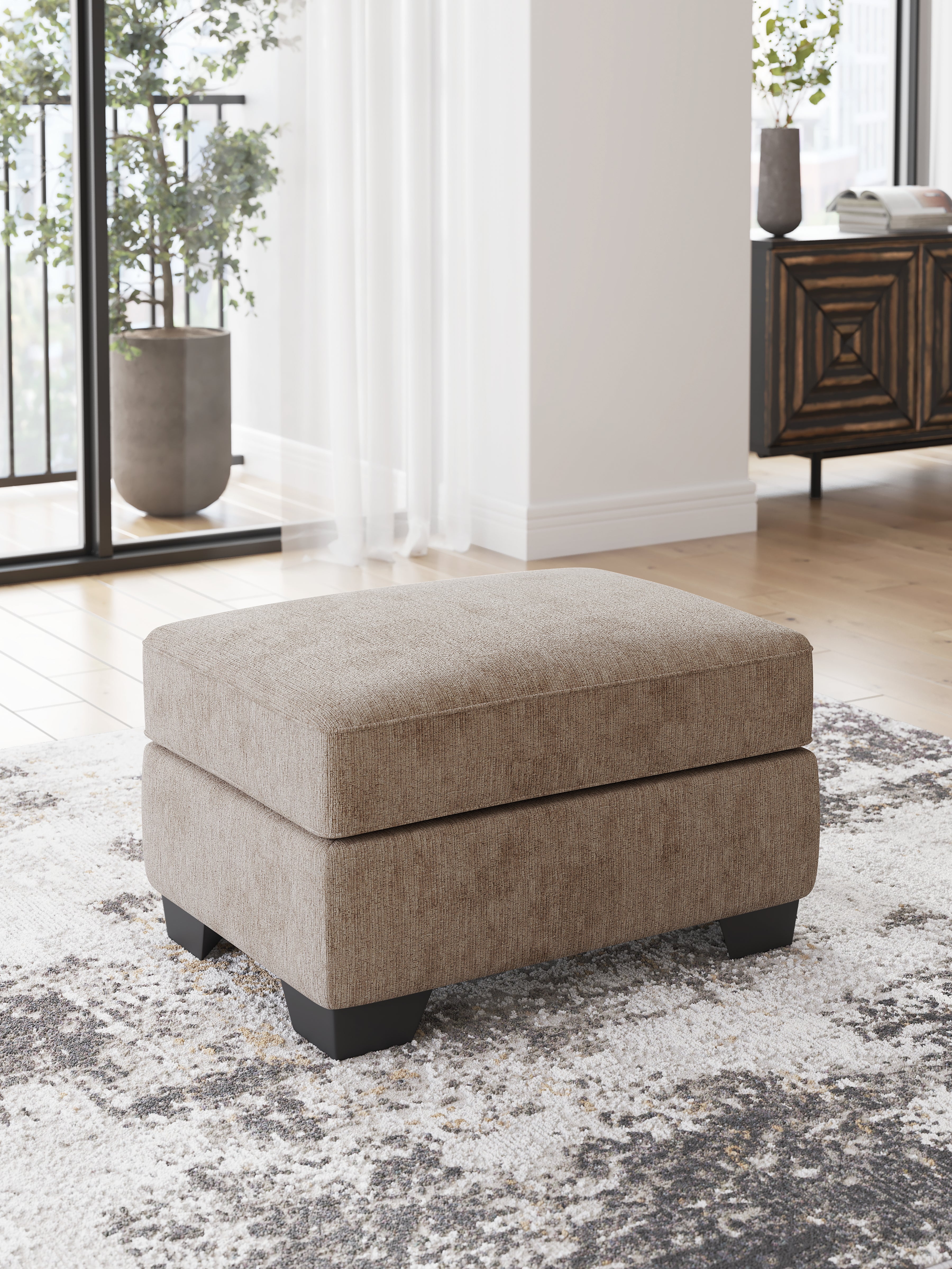 Floridian Furniture - Ashley Furniture - Olten Living Room - Ottoman / Mocha - 3130414