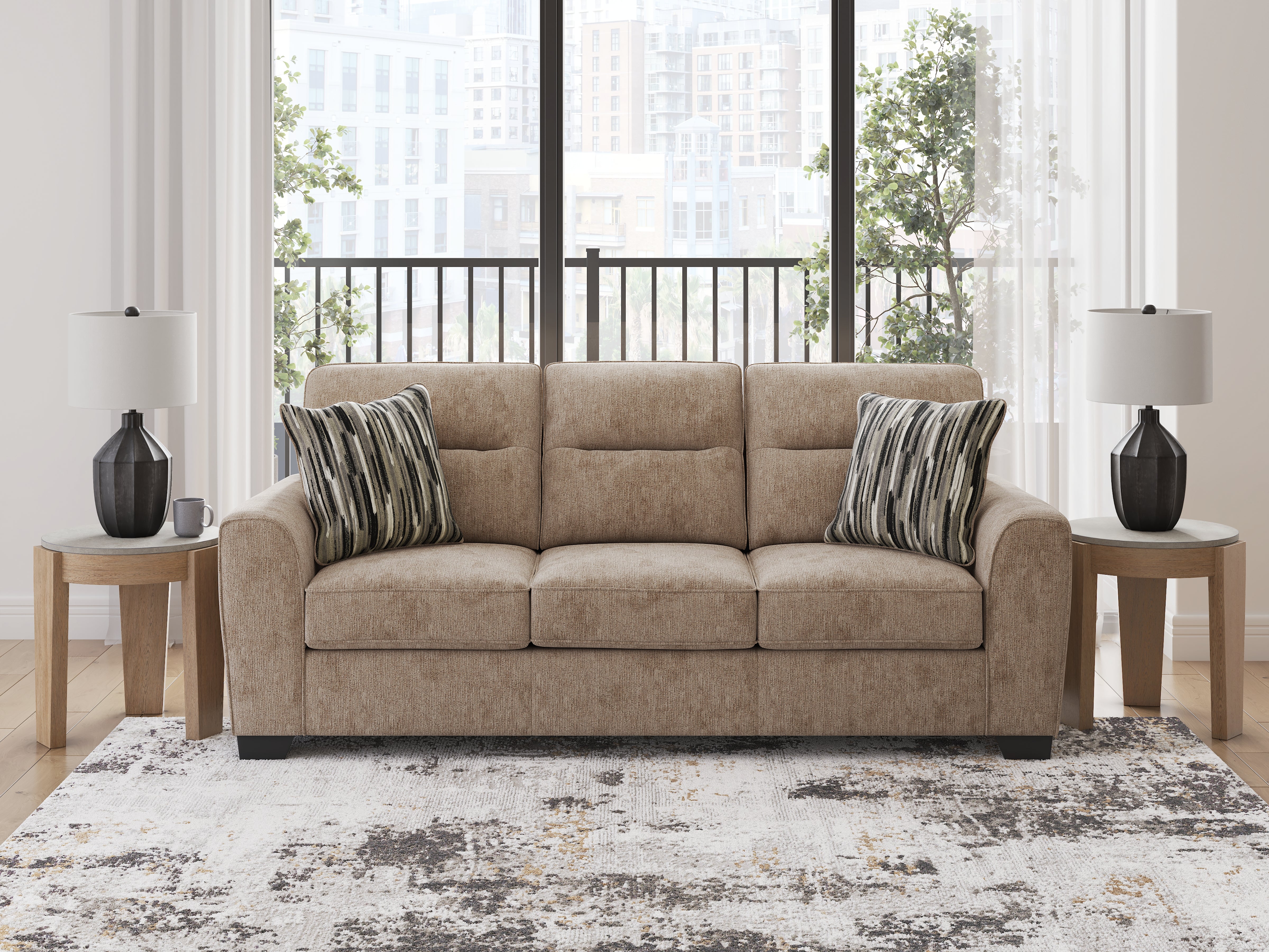 Floridian Furniture - Ashley Furniture - Olten Living Room - Sofa / Mocha - 3130438