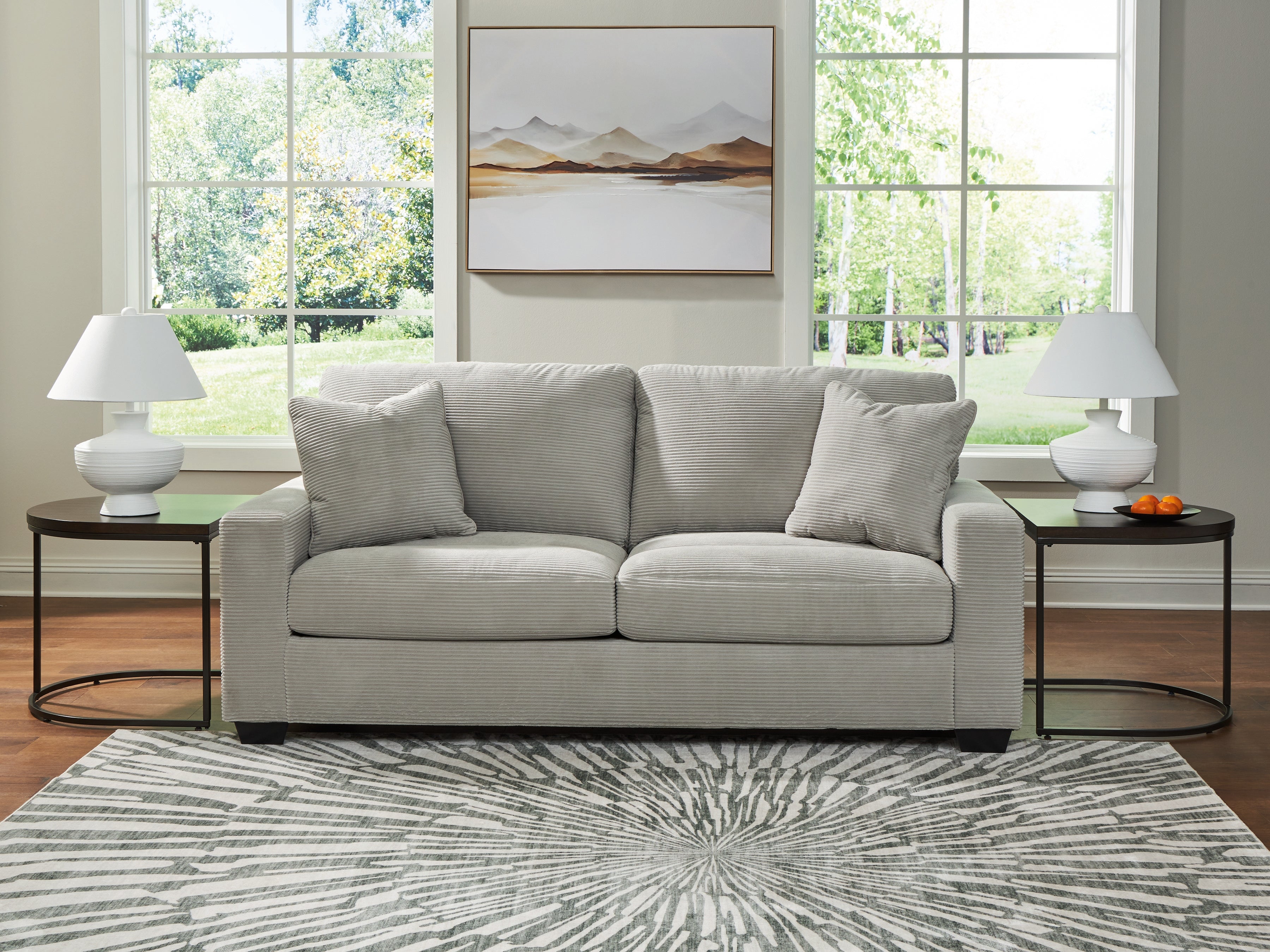 Floridian Furniture - Ashley Furniture - Greenbriar Living Room - Sofa / Smoke - PC3200538