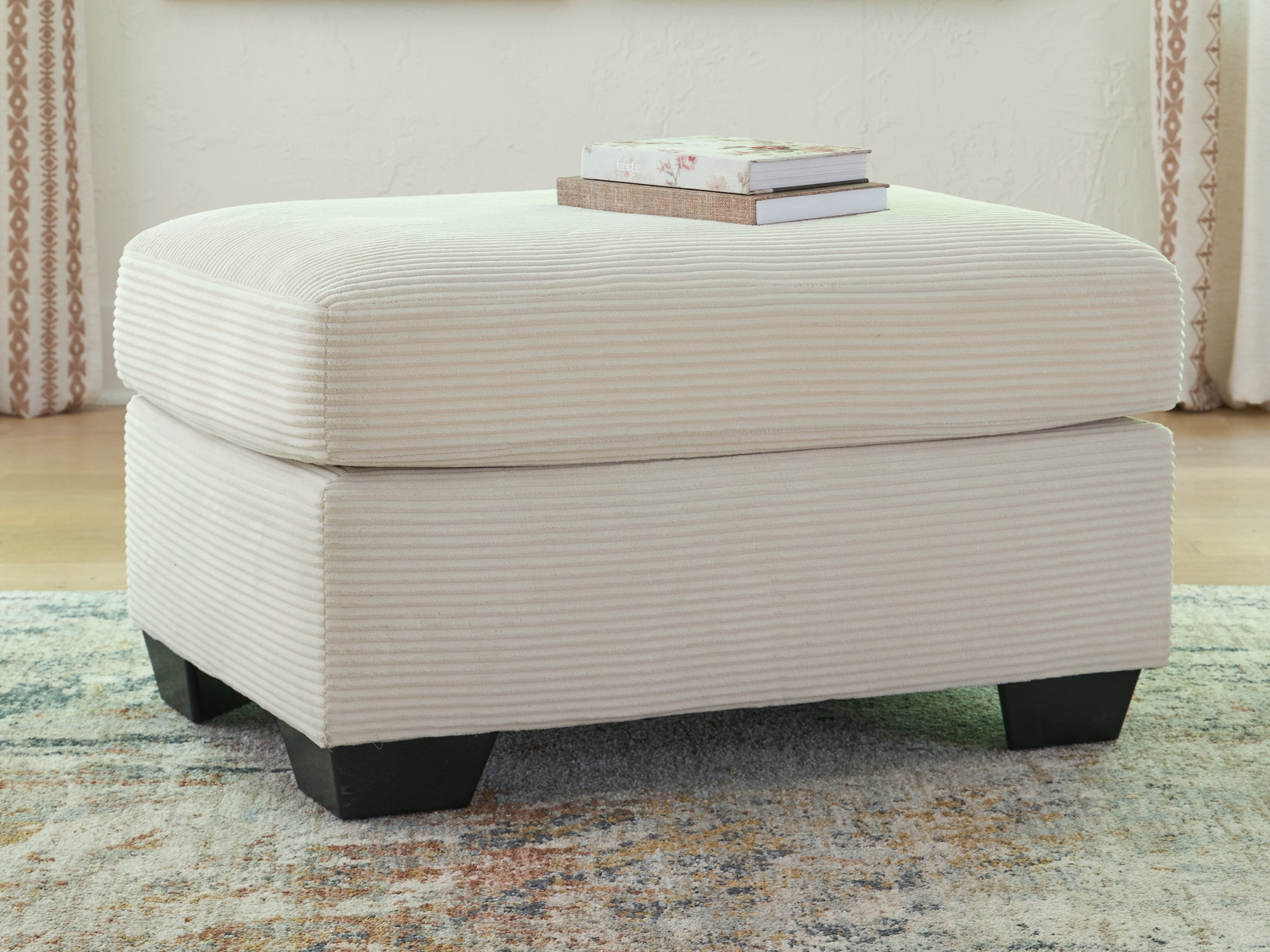 Floridian Furniture - Ashley Furniture - Greenbriar Living Room - Ottoman / Ivory - PC3200614
