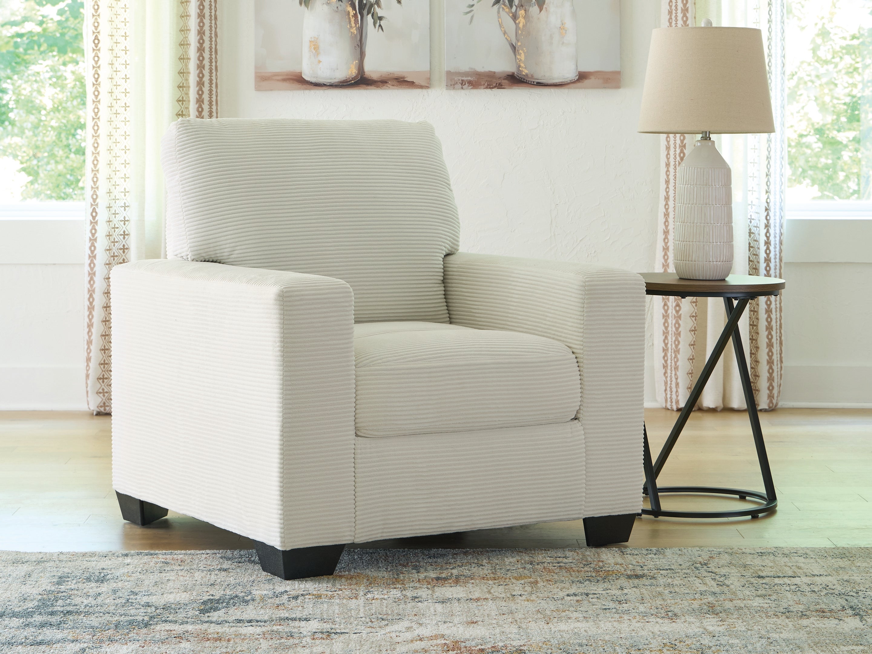 Floridian Furniture - Ashley Furniture - Greenbriar Living Room - Chair / Ivory - PC3200620