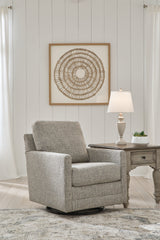 Floridian Furniture - Ashley Furniture - Bralynn Living Room - Swivel Glider Accent Chair / Linen - 3510342