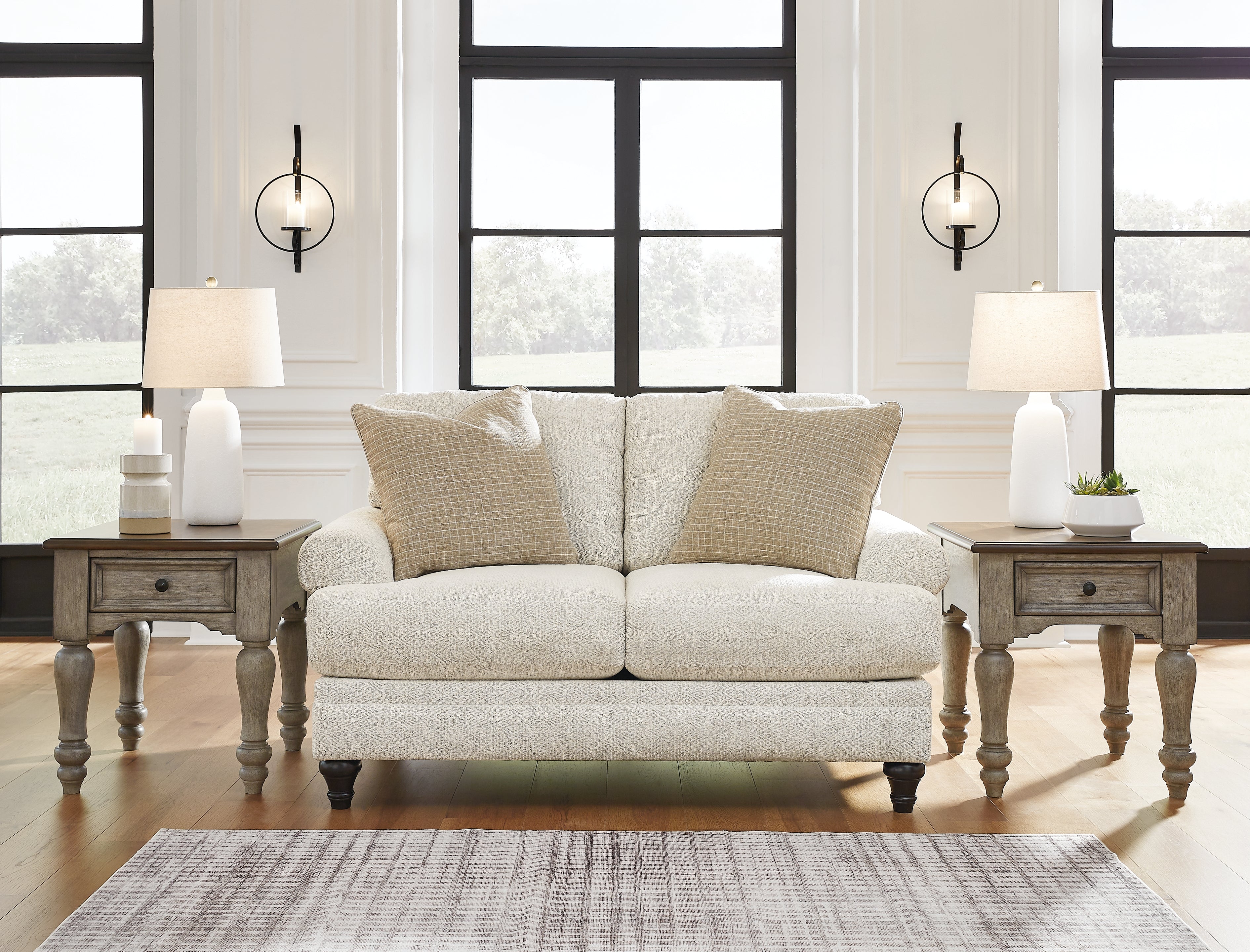 Floridian Furniture - Ashley Furniture - Valerani Living Room - Loveseat / Sandstone - 3570235