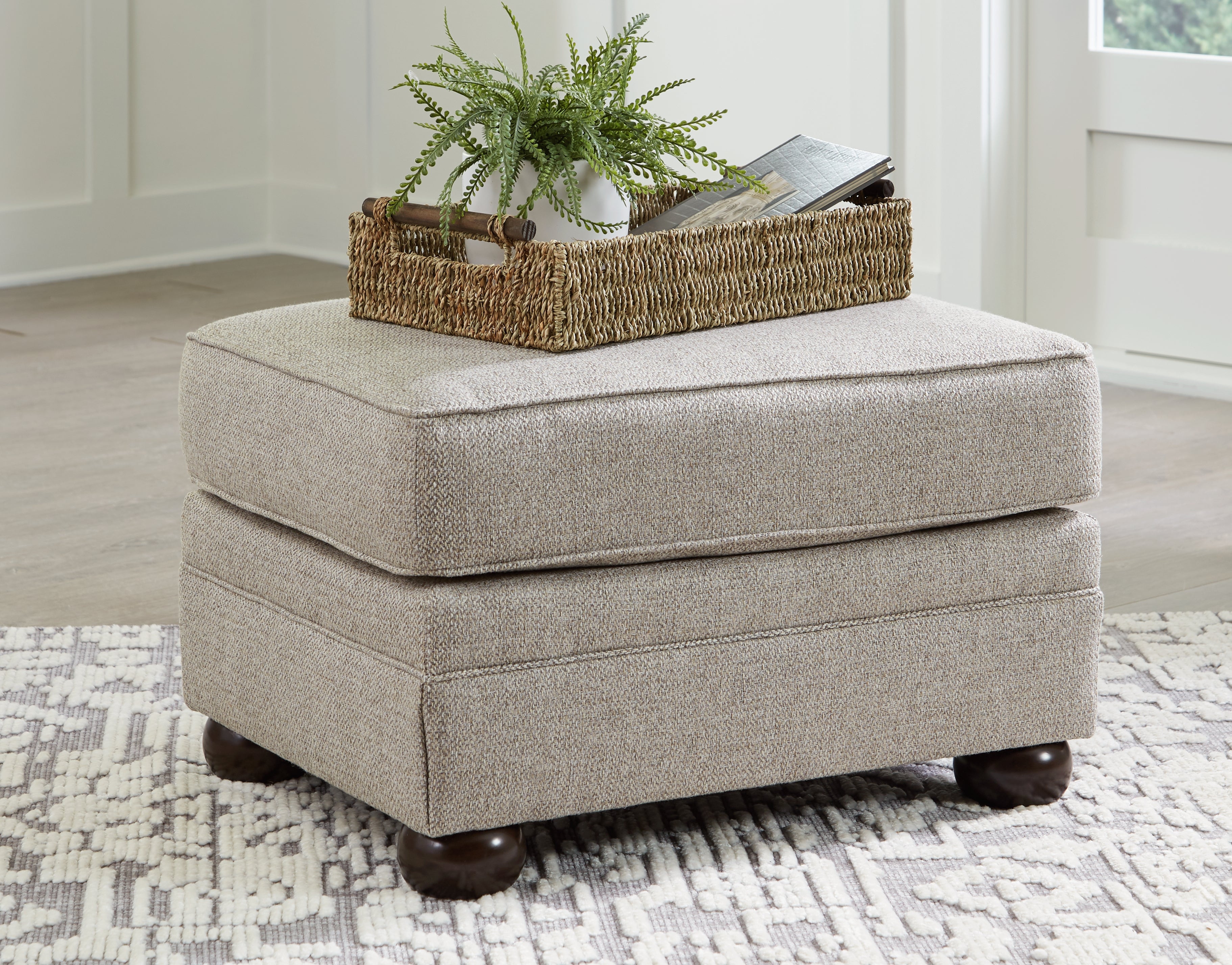Floridian Furniture - Ashley Furniture - Gaelon Living Room - Ottoman / Dune - 3730714