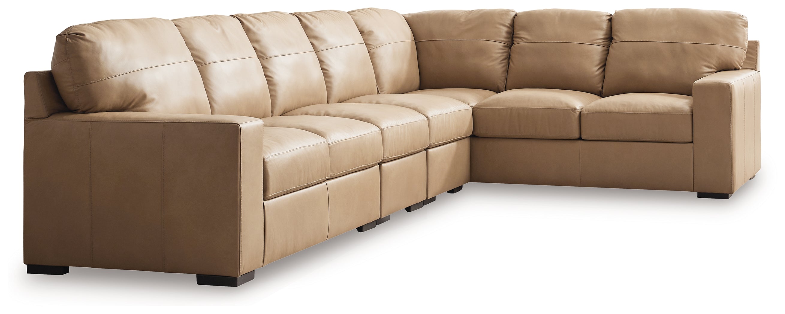 Floridian Furniture - Ashley Furniture - Bandon Sectional - RAF 4-Piece Sectional / Toffee - 38006S6