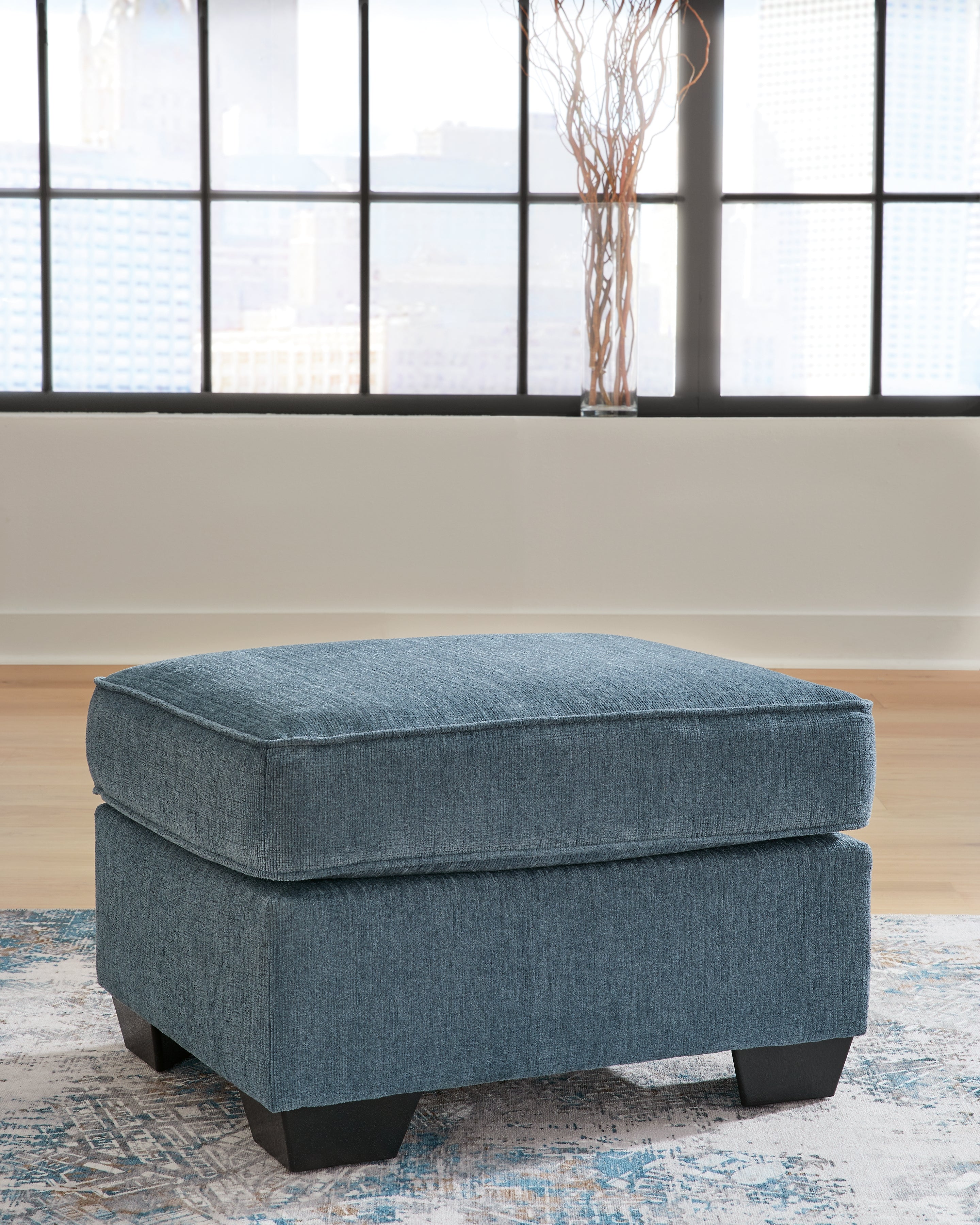 Floridian Furniture - Ashley Furniture - Cashton Living Room - Ottoman / Blue - 4060514