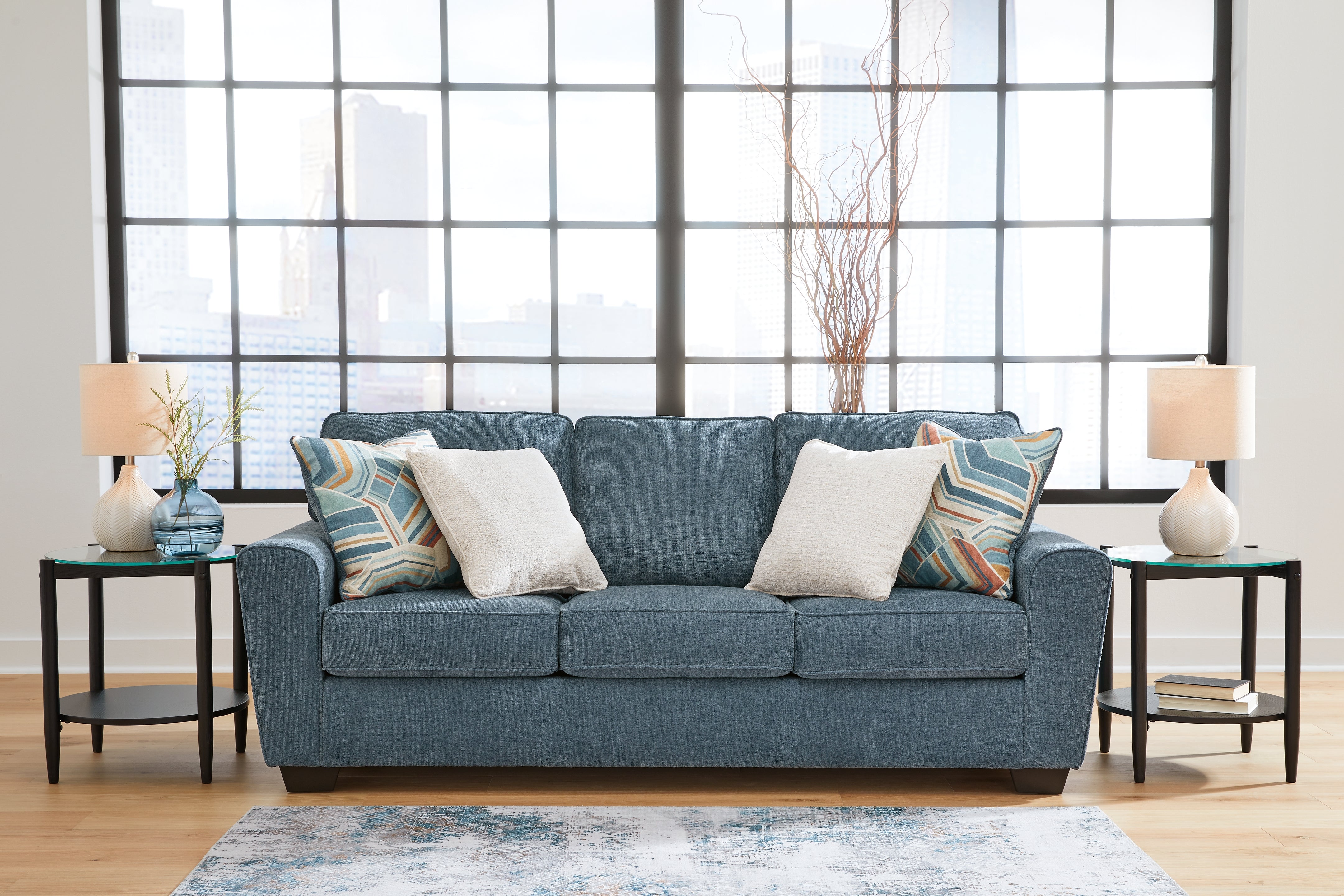 Floridian Furniture - Ashley Furniture - Cashton Living Room - Sofa / Blue - 4060538