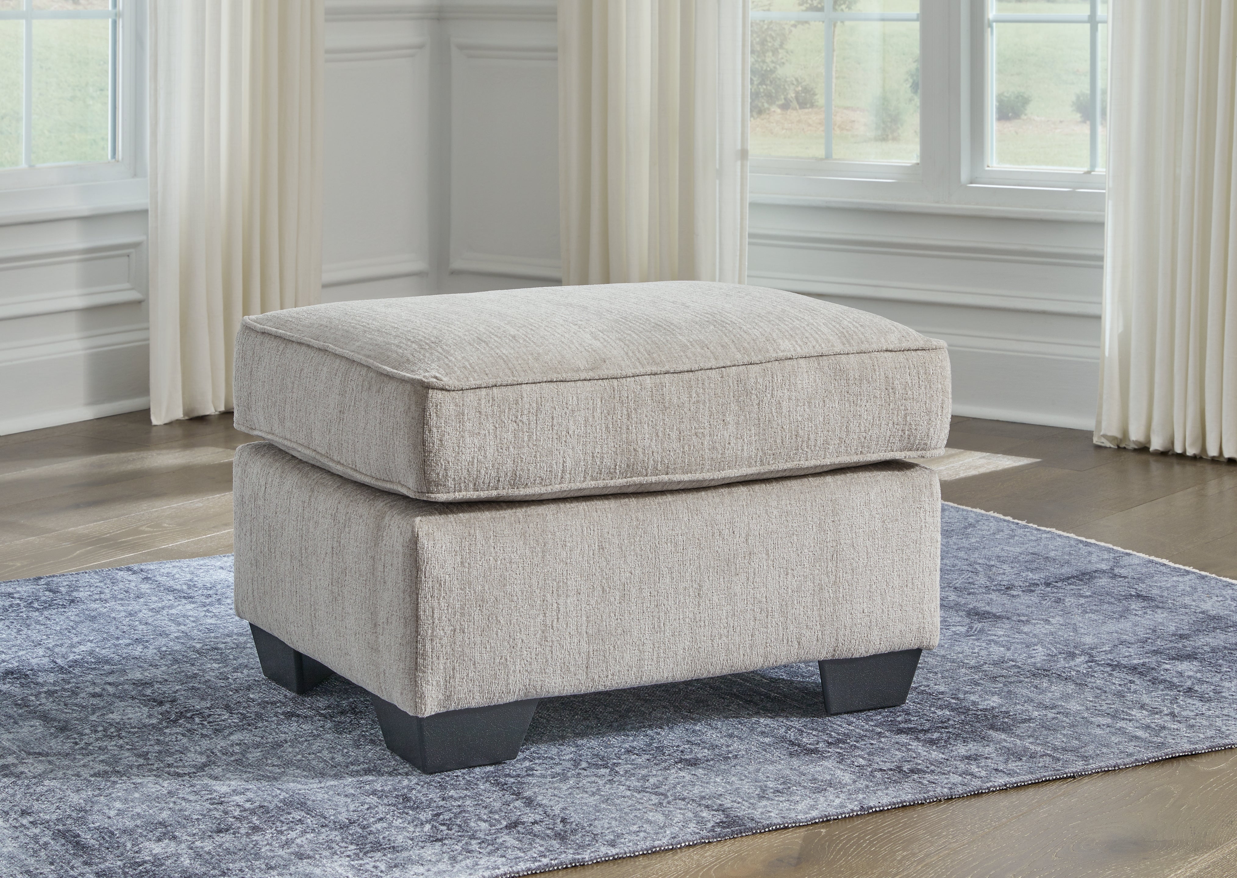 Floridian Furniture - Ashley Furniture - Cashton Living Room - Ottoman / Ice - 4060614