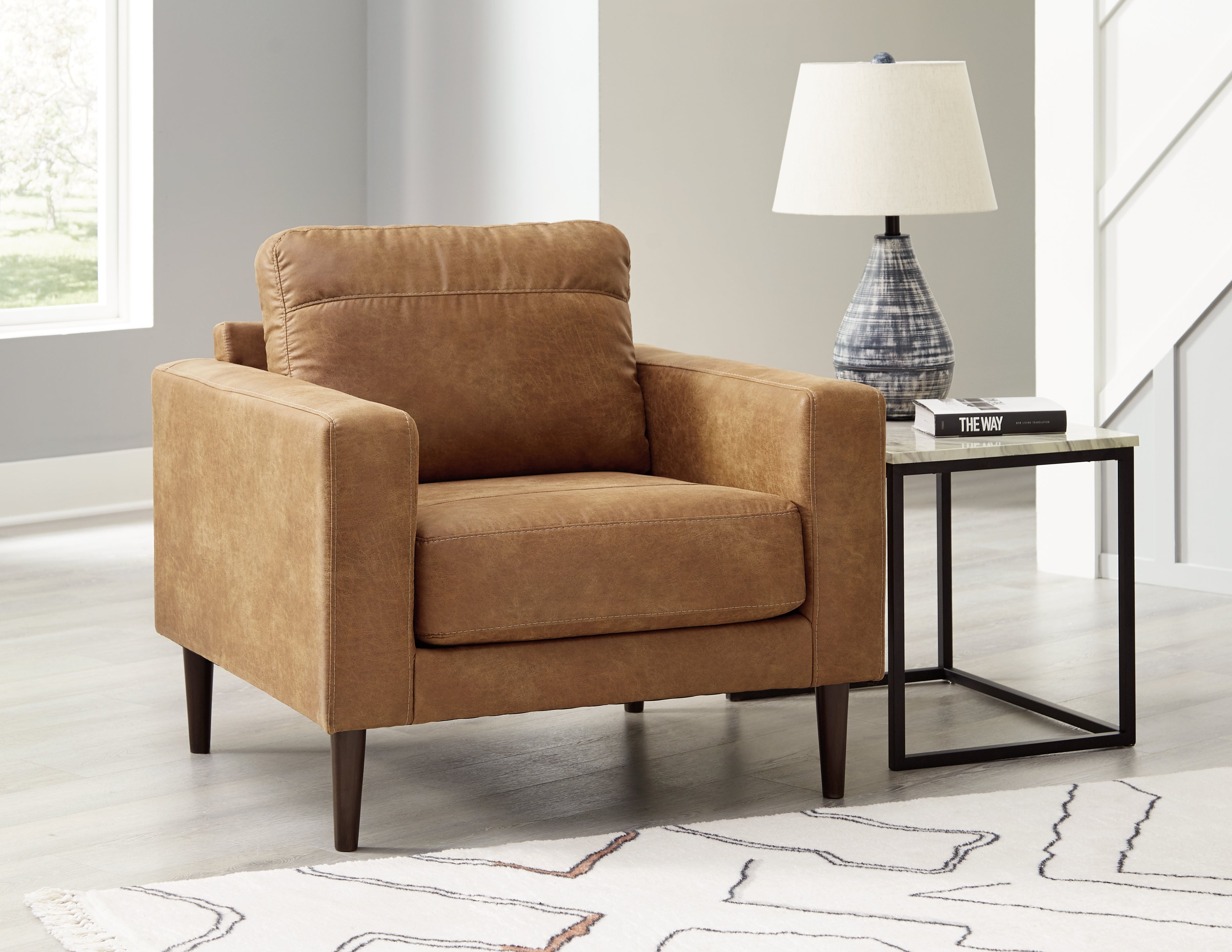 Floridian Furniture - Ashley Furniture - Telora Living Room - Chair / Caramel - 4100220