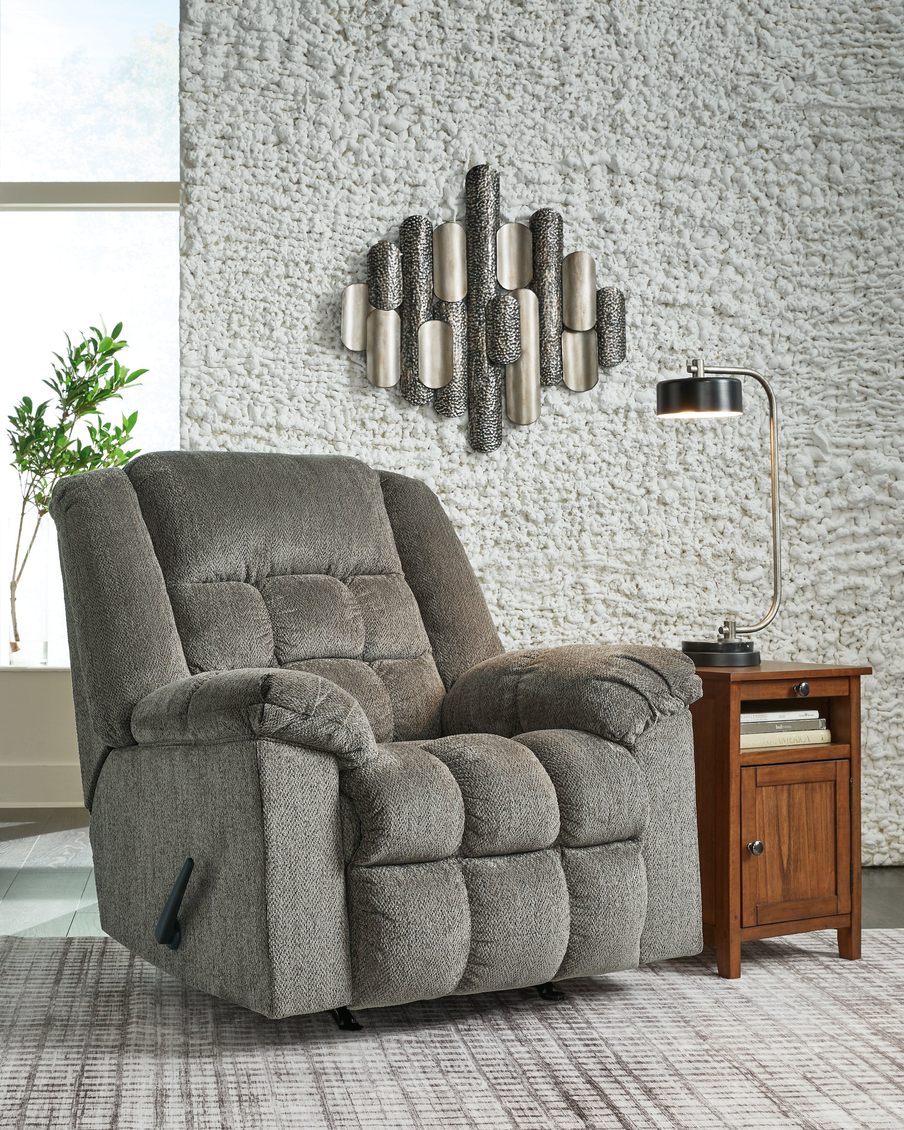 Floridian Furniture - Ashley Furniture - Kegler Living Room - Rocker Recliner / Putty - 4450425