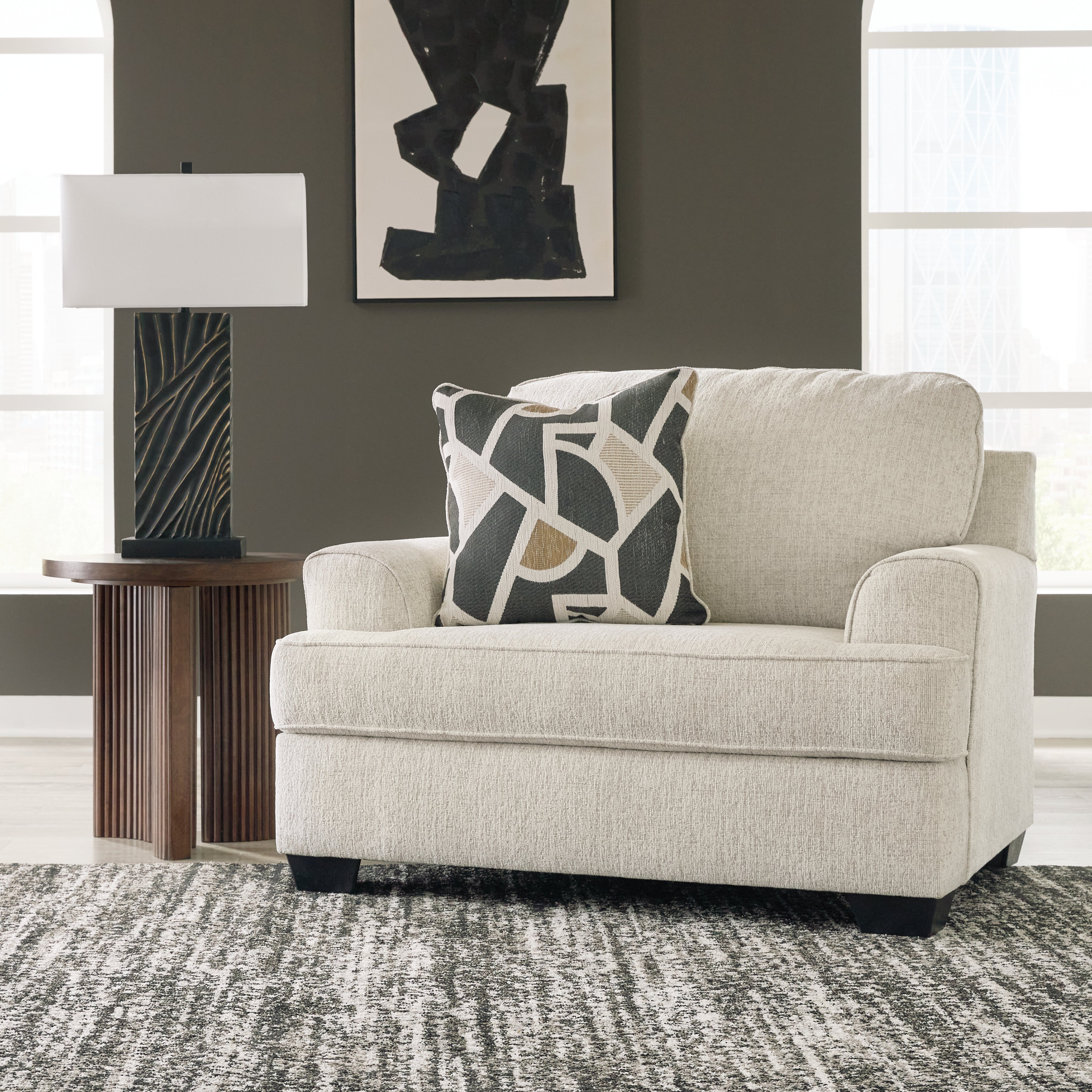 Floridian Furniture - Ashley Furniture - Heartcort Living Room - Chair and a Half / Quartz - 4460423