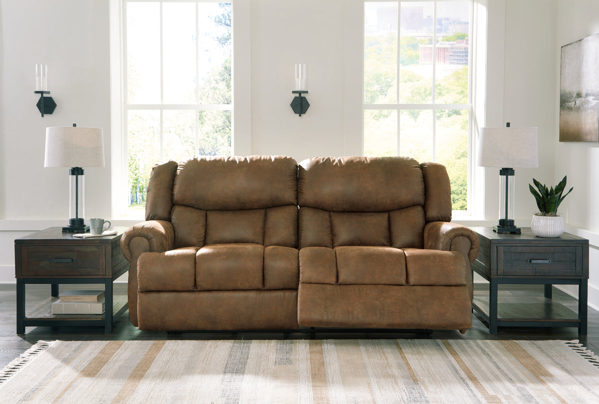 Floridian Furniture - Ashley Furniture - Boothbay Living Room - 2 Seat Reclining Sofa / Auburn - 4470481