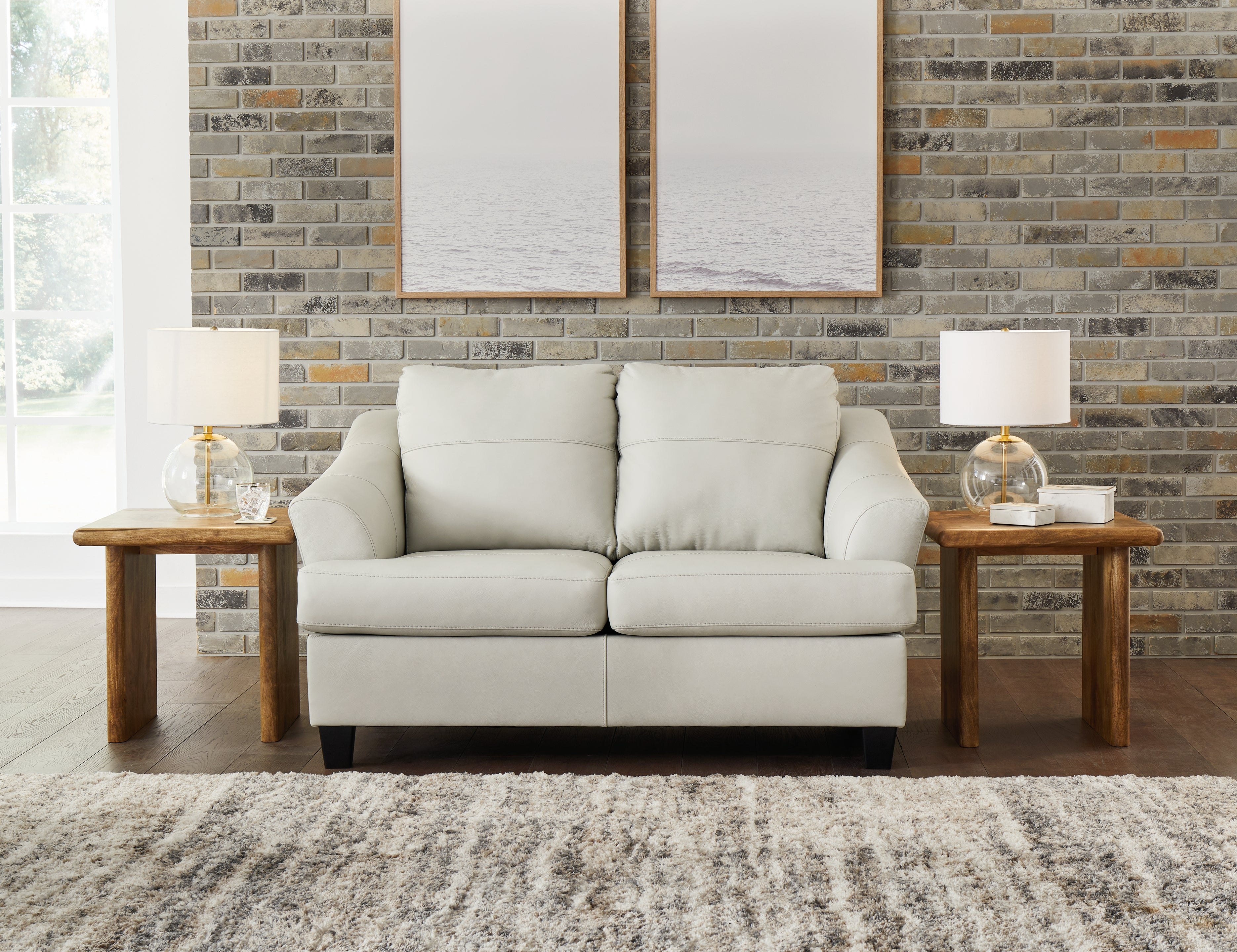 Floridian Furniture - Ashley Furniture - Genoa Living Room - Loveseat / Coconut - 4770435