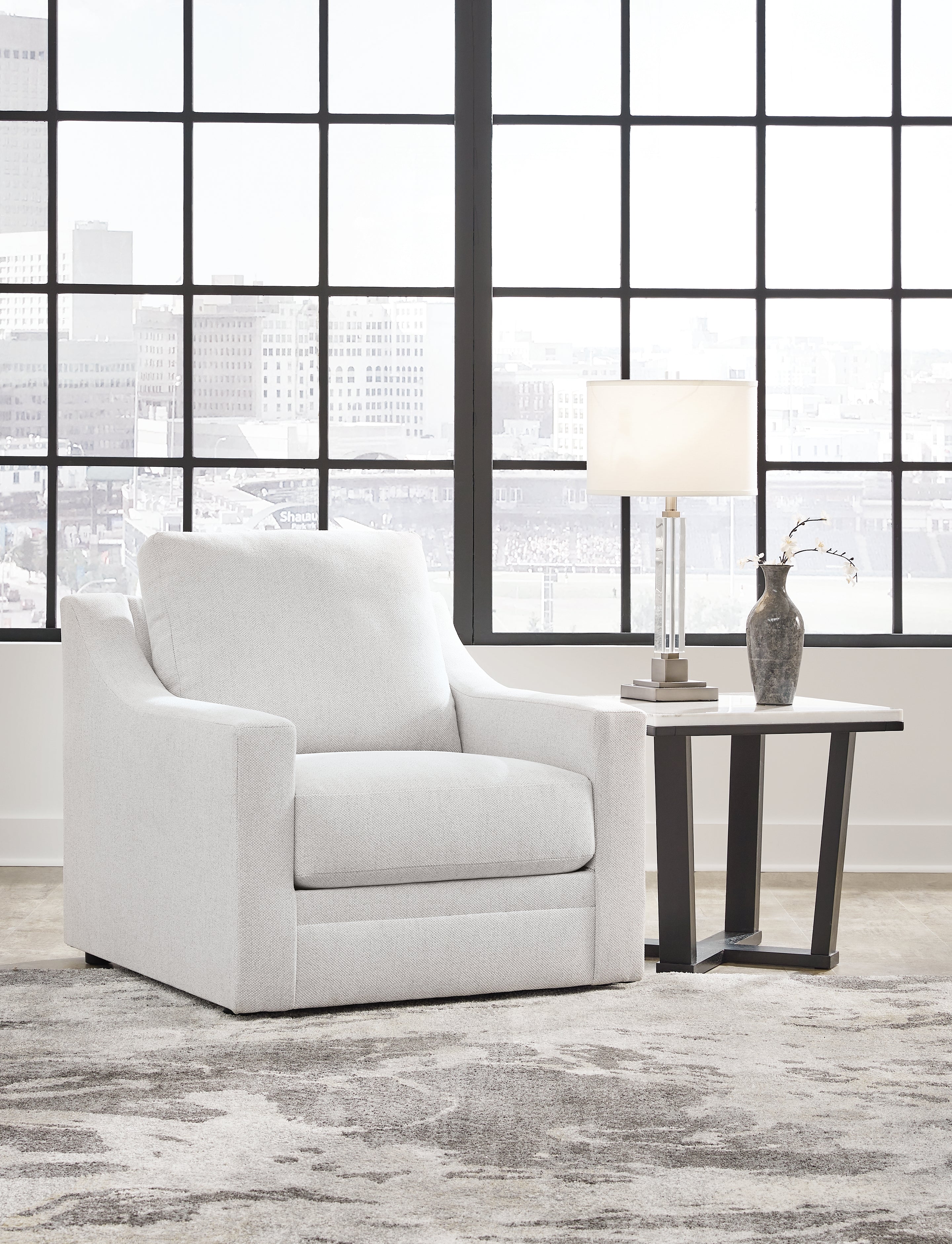 Floridian Furniture - Ashley Furniture - Maitelynn Living Room - Chair / Chalk - 4820220