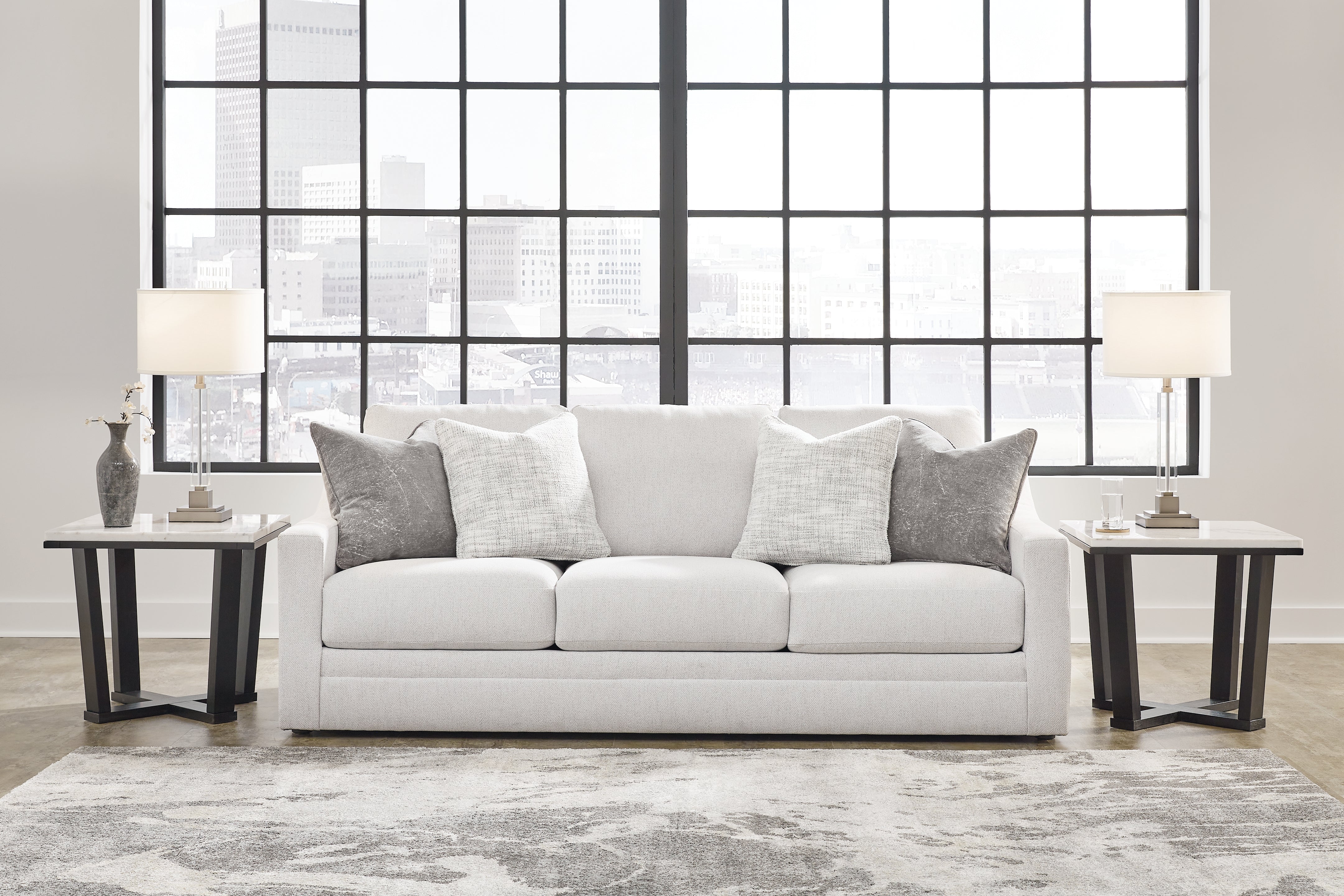 Floridian Furniture - Ashley Furniture - Maitelynn Living Room - Sofa / Chalk - 4820238