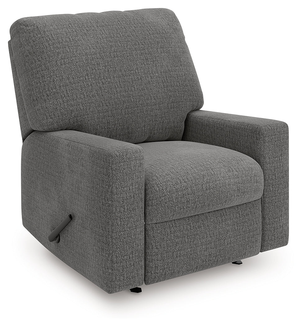 Floridian Furniture - Ashley Furniture - Newellen Living Room - Rocker Recliner / Greystone - 4840525