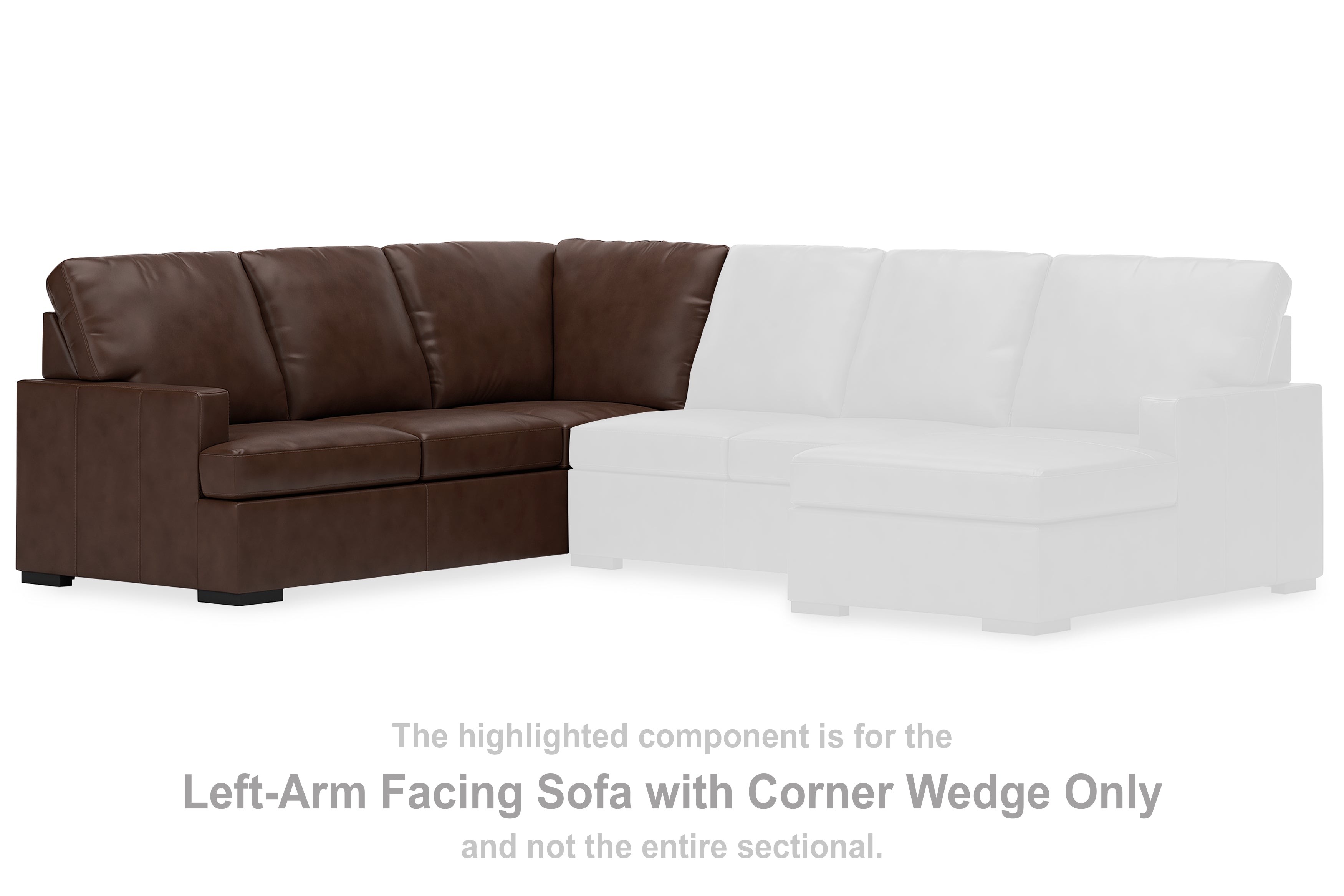 Floridian Furniture - Ashley Furniture - McDowlan Sectional - LAF Sofa w/Corner Wedge / Coffee - PC4850448