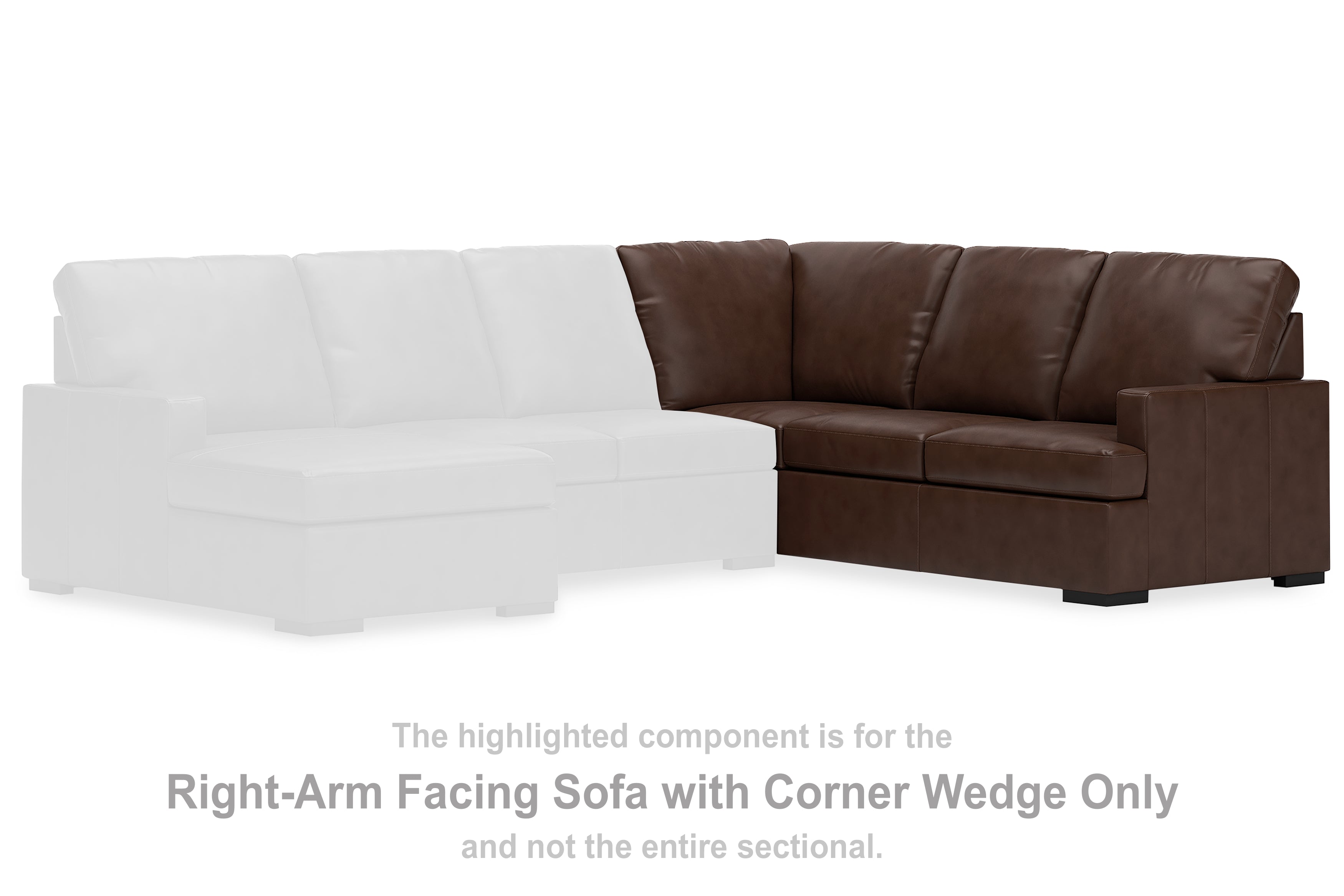 Floridian Furniture - Ashley Furniture - McDowlan Sectional - RAF Sofa w/Corner Wedge / Coffee - PC4850449