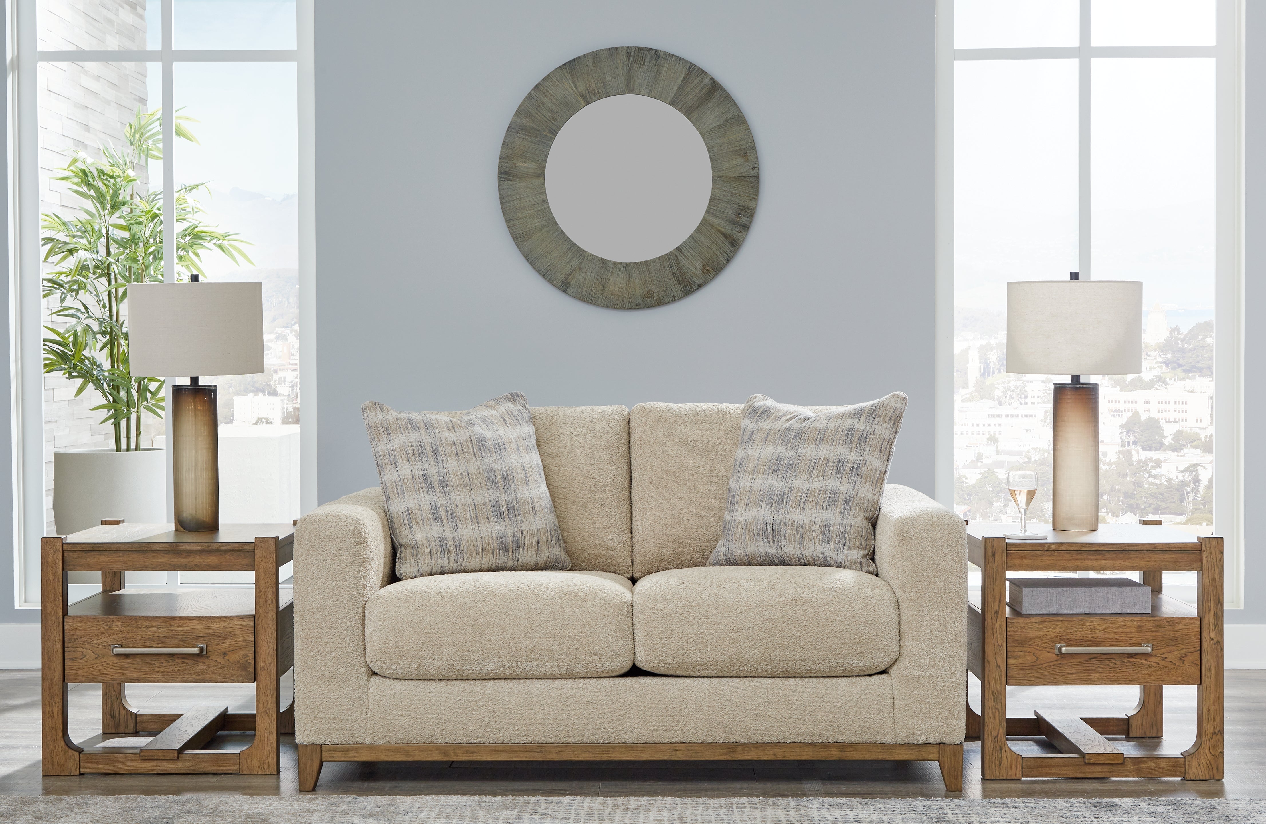 Floridian Furniture - Ashley Furniture - Parklynn Living Room - Loveseat / Desert - 4890235