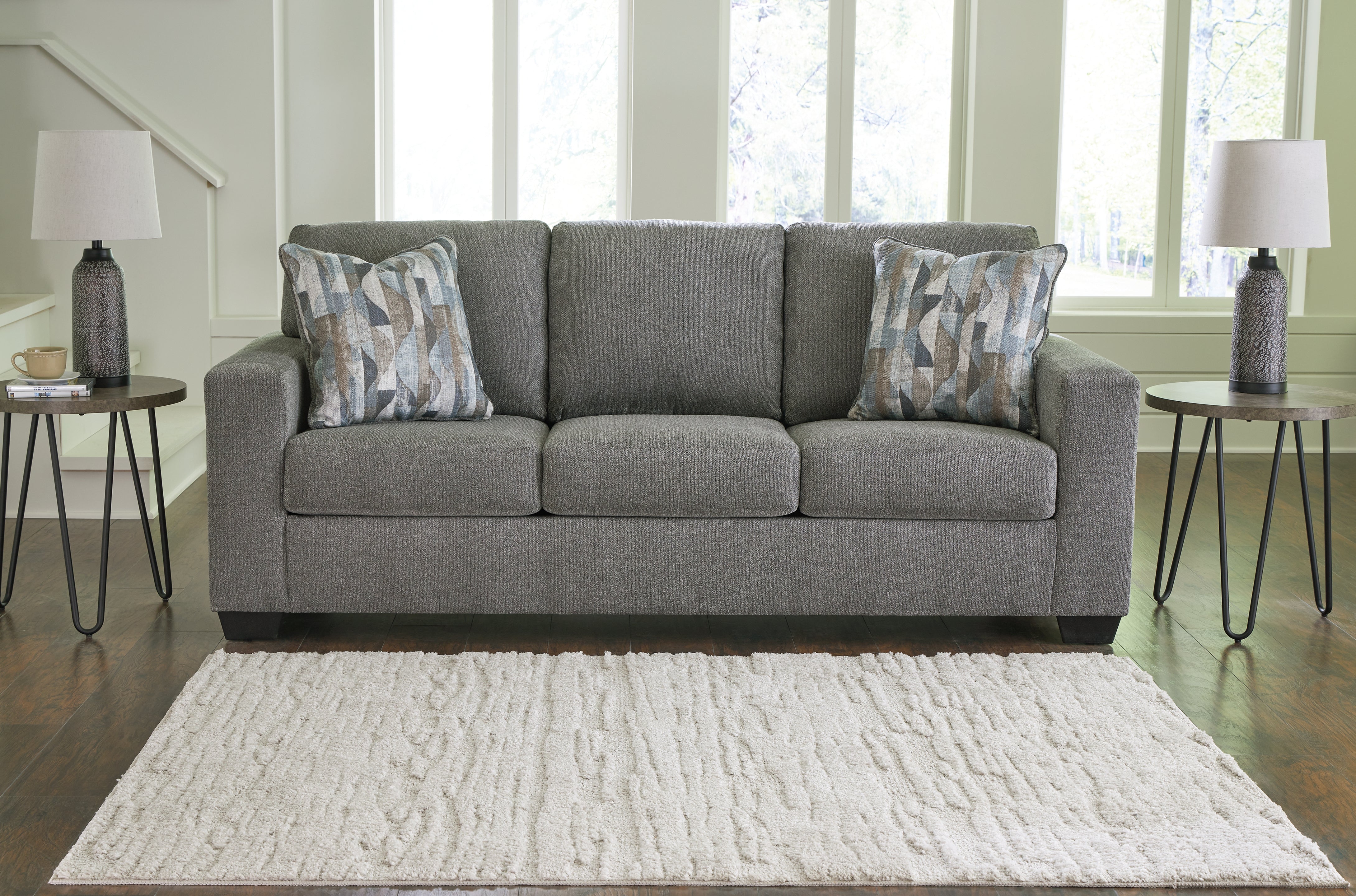 Floridian Furniture - Ashley Furniture - Deltona Living Room - Sofa / Graphite - 5120538