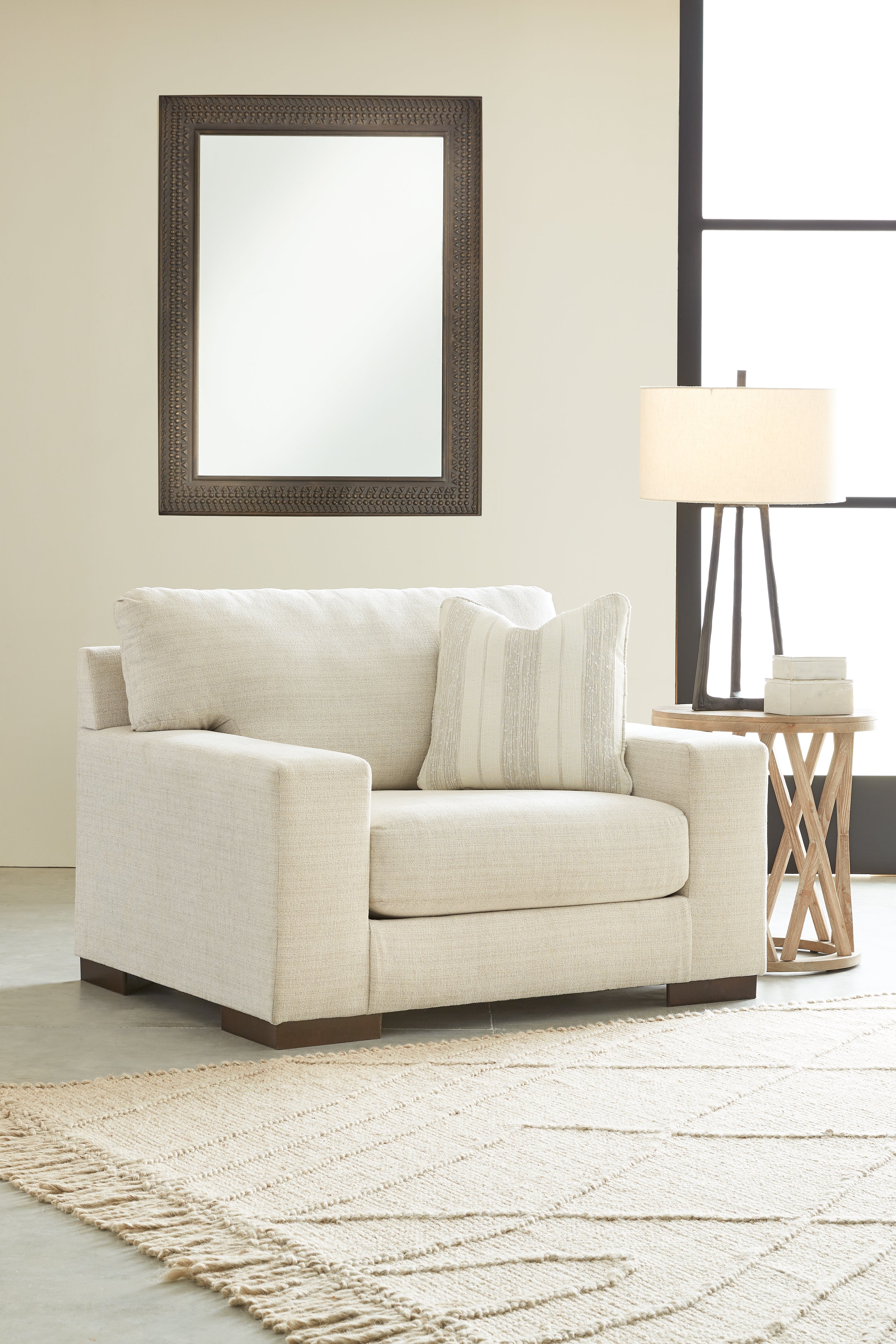 Floridian Furniture - Ashley Furniture - Maggie Living Room - Chair and a Half / Birch - 5200323