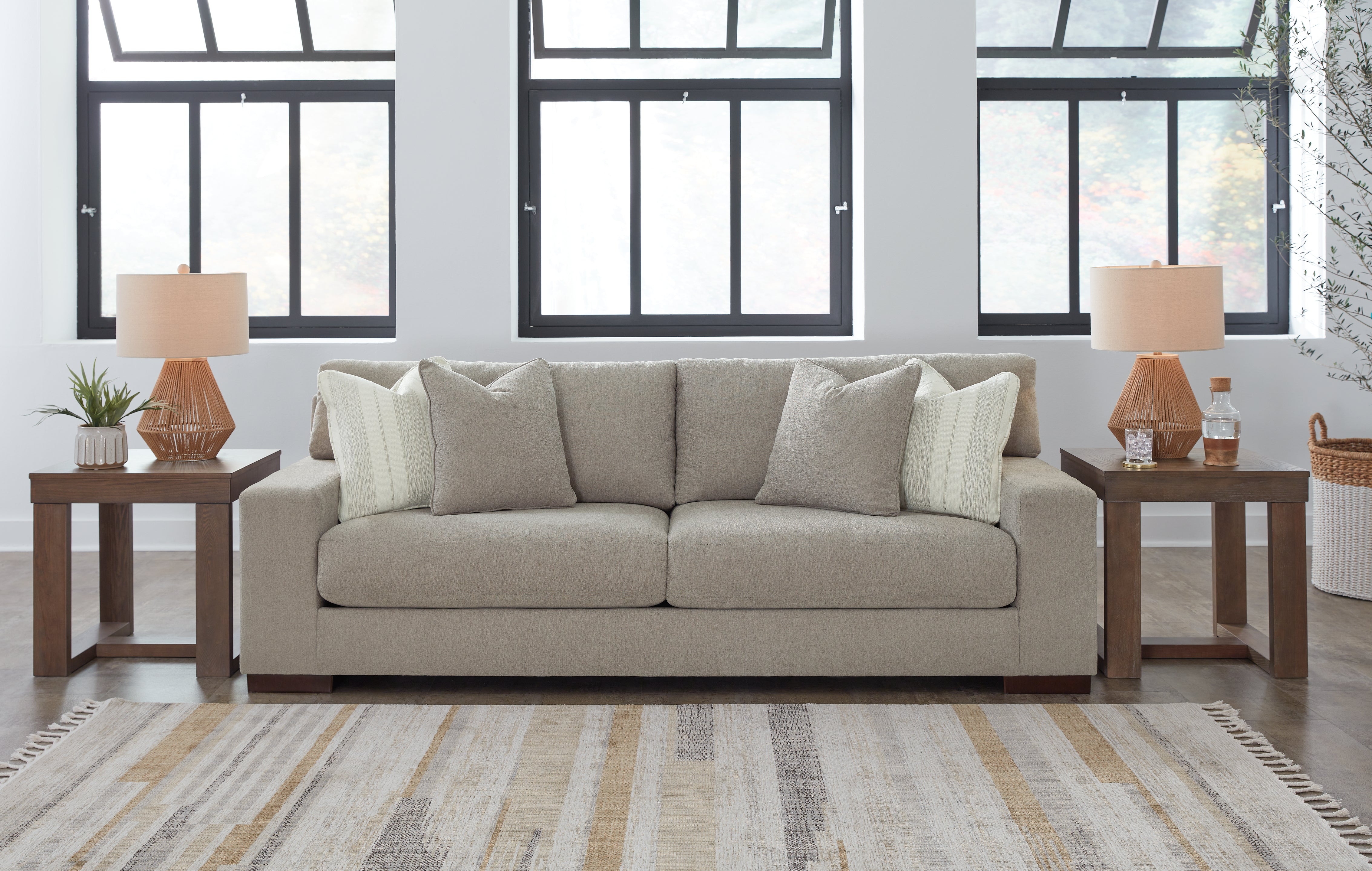 Floridian Furniture - Ashley Furniture - Maggie Living Room - Sofa / Flax - 5200438