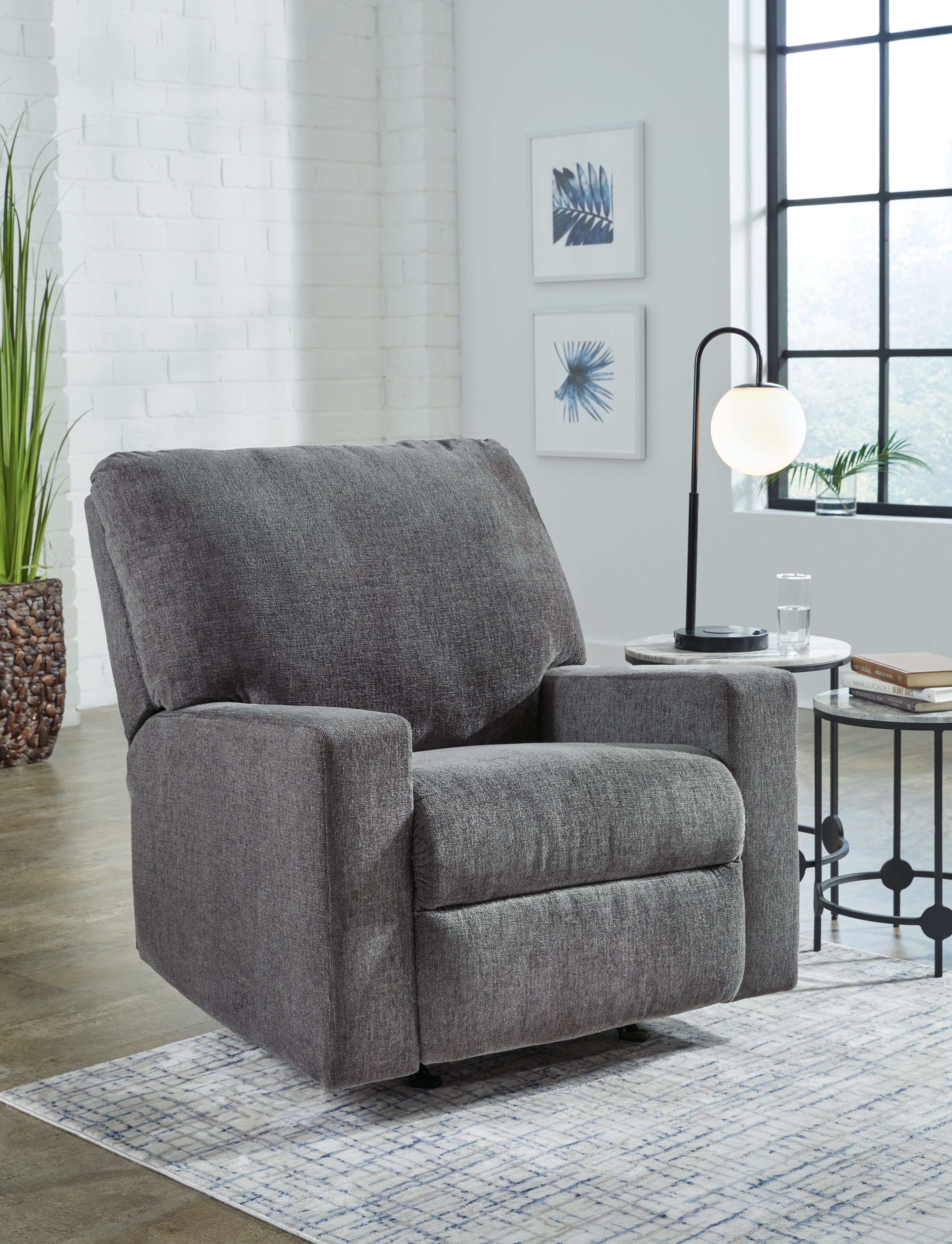 Floridian Furniture - Ashley Furniture - Rannis Living Room - Queen Sofa Sleeper / Pewter - 5360239