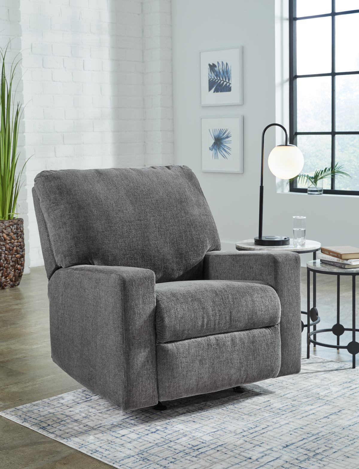 Floridian Furniture - Ashley Furniture - Rannis Living Room - Queen Sofa Sleeper / Pewter - 5360239