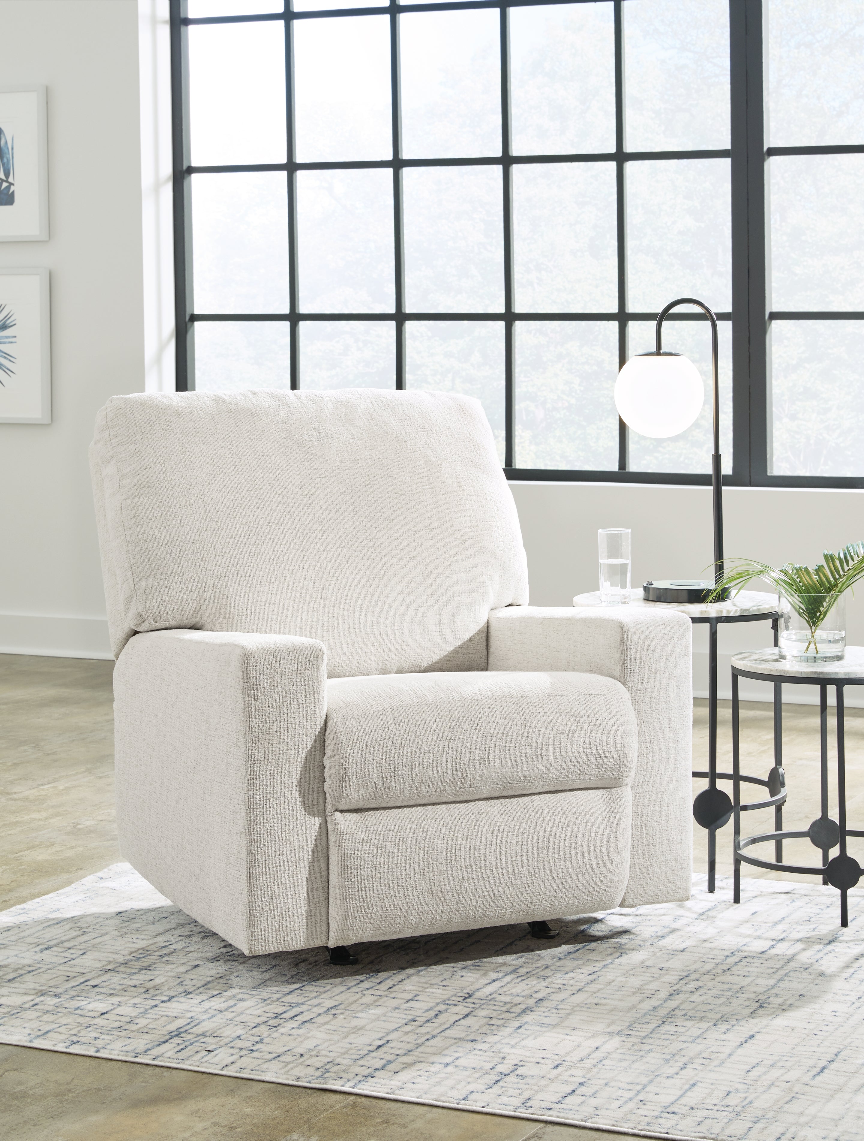 Floridian Furniture - Ashley Furniture - Rannis Living Room - Rocker Recliner / Snow - 5360325